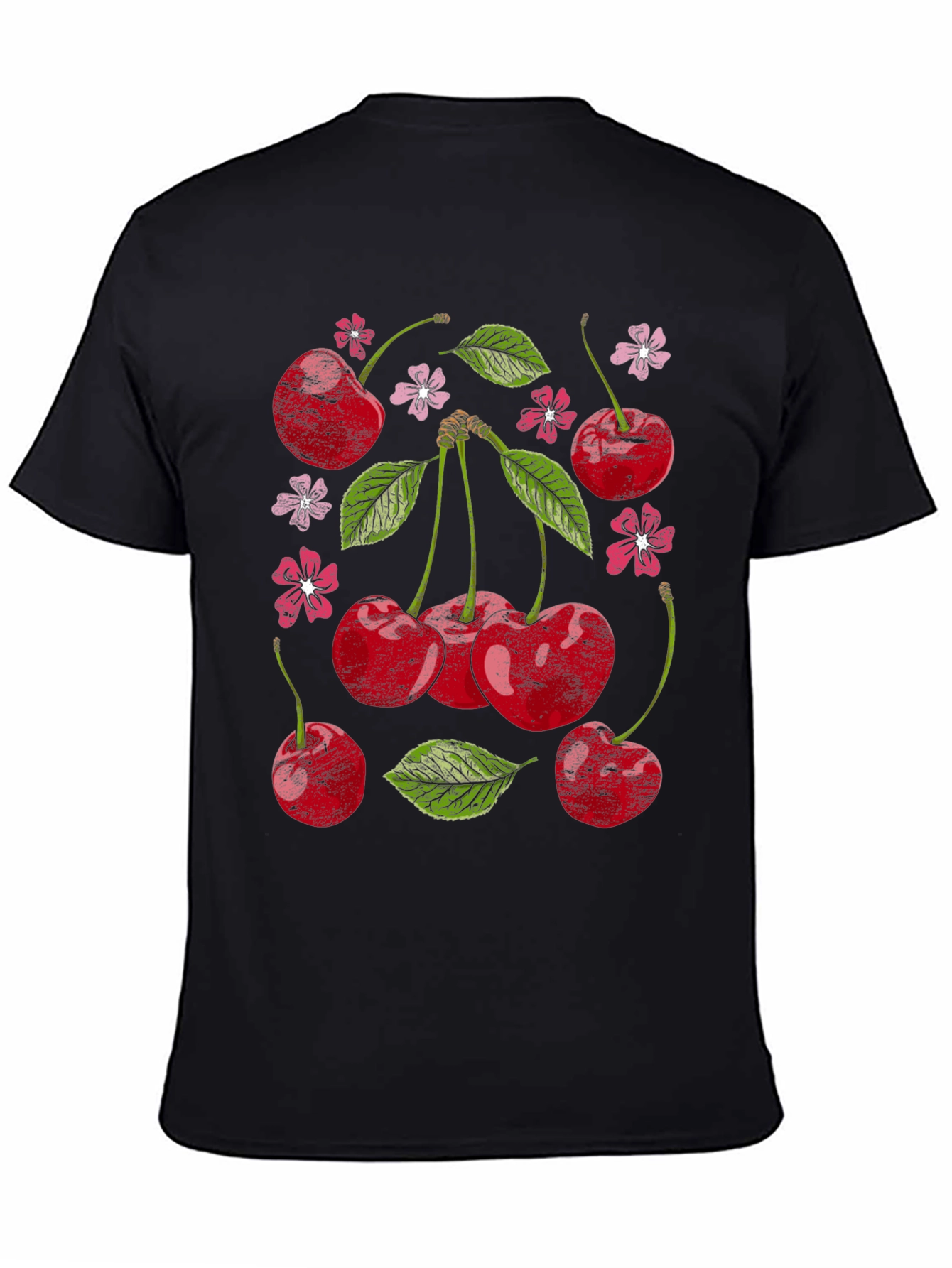 Cherry Blossom Graphic Tee - Unique Fruit Design