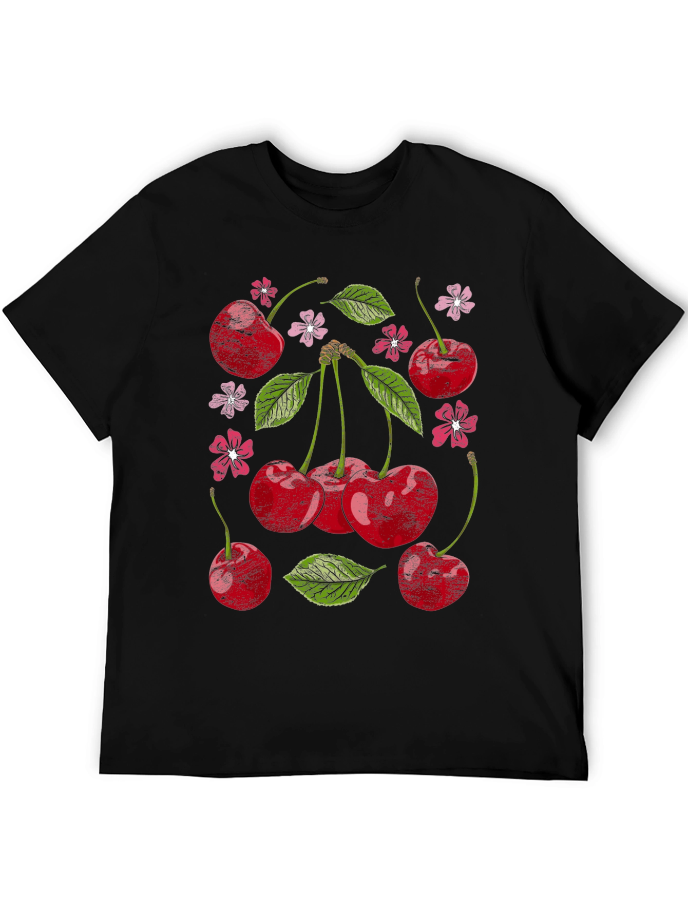 Cherry Blossom Graphic Tee - Unique Fruit Design