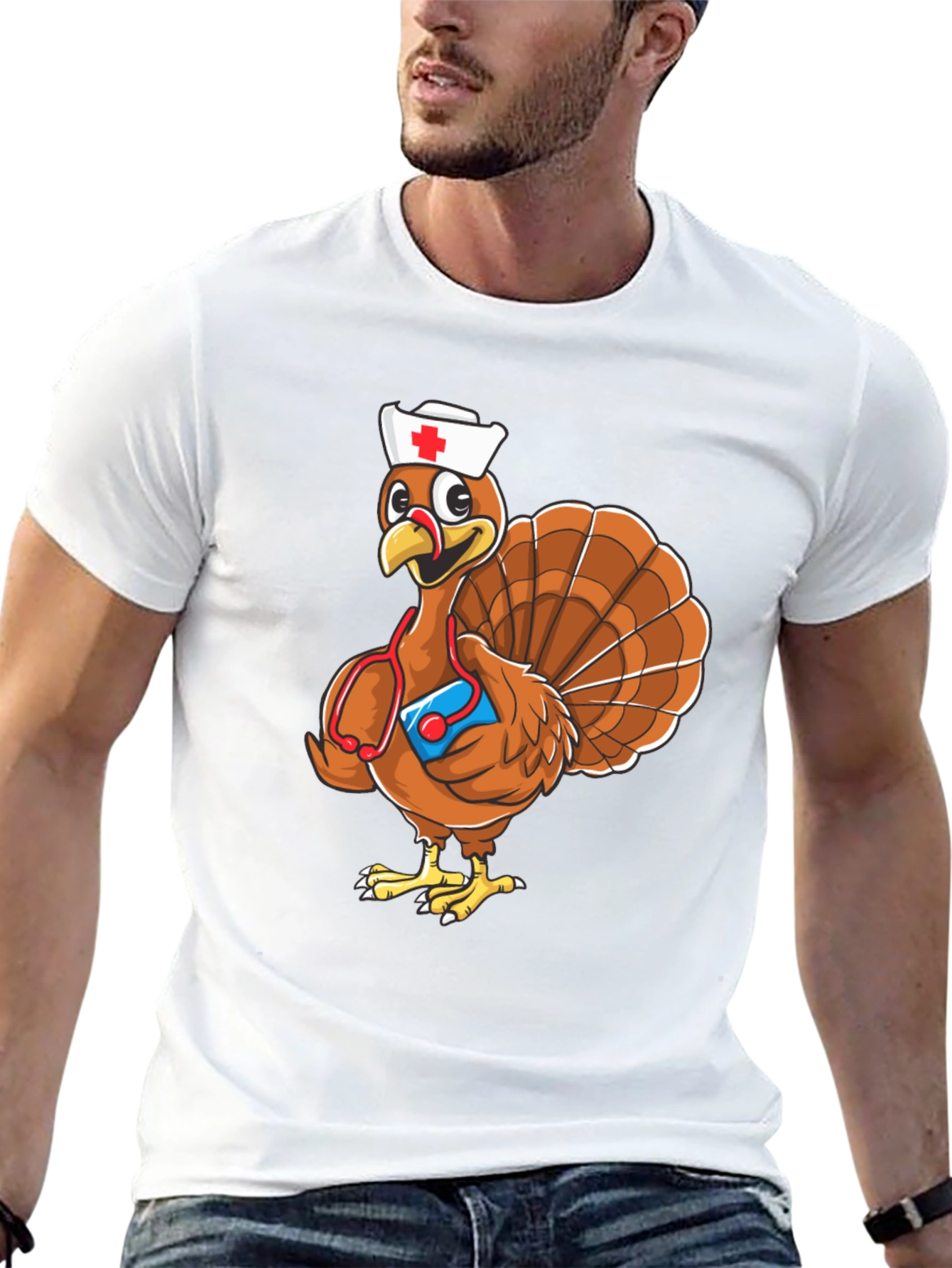 Nurse Turkey T-Shirt - Thanksgiving Holiday Apparel