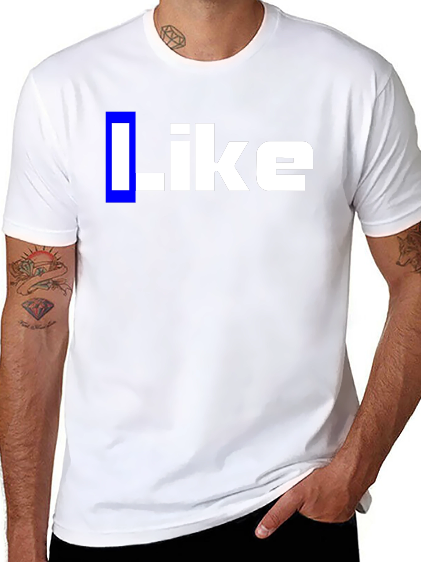 Like Black Tee Shirt - Casual and Fun