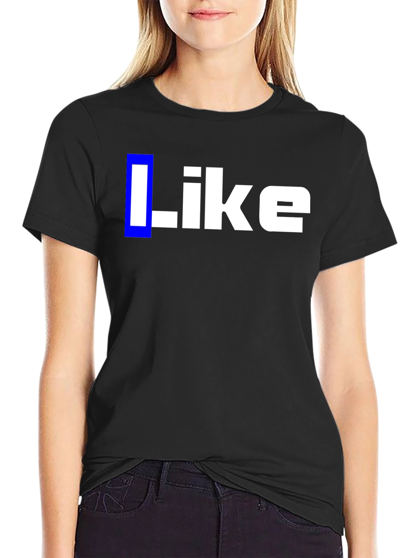 Like Black Tee Shirt - Casual and Fun