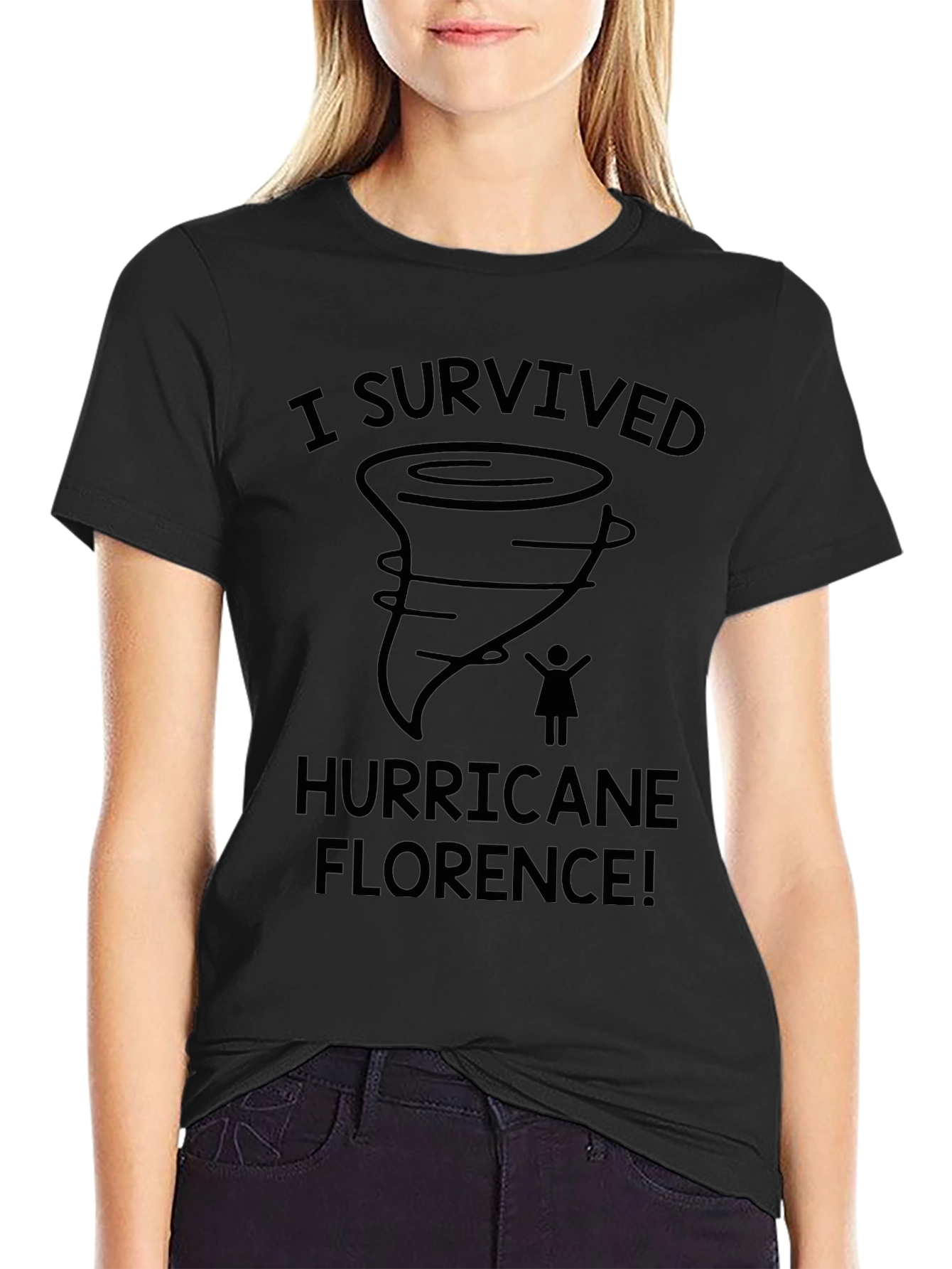 I Survived Hurricane Florence Novelty T-Shirt