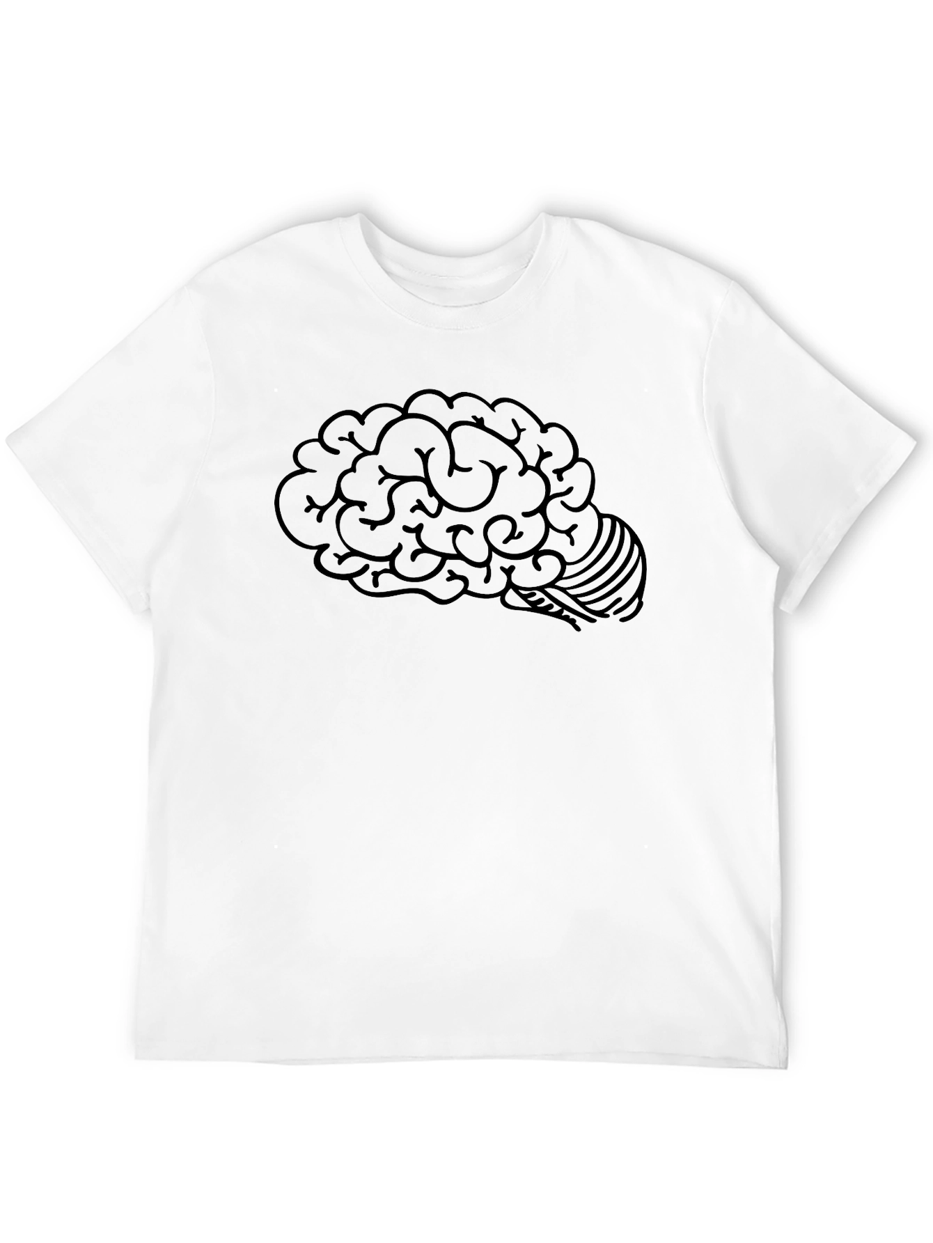 Brain Graphic Tee - Mens Black Short Sleeve