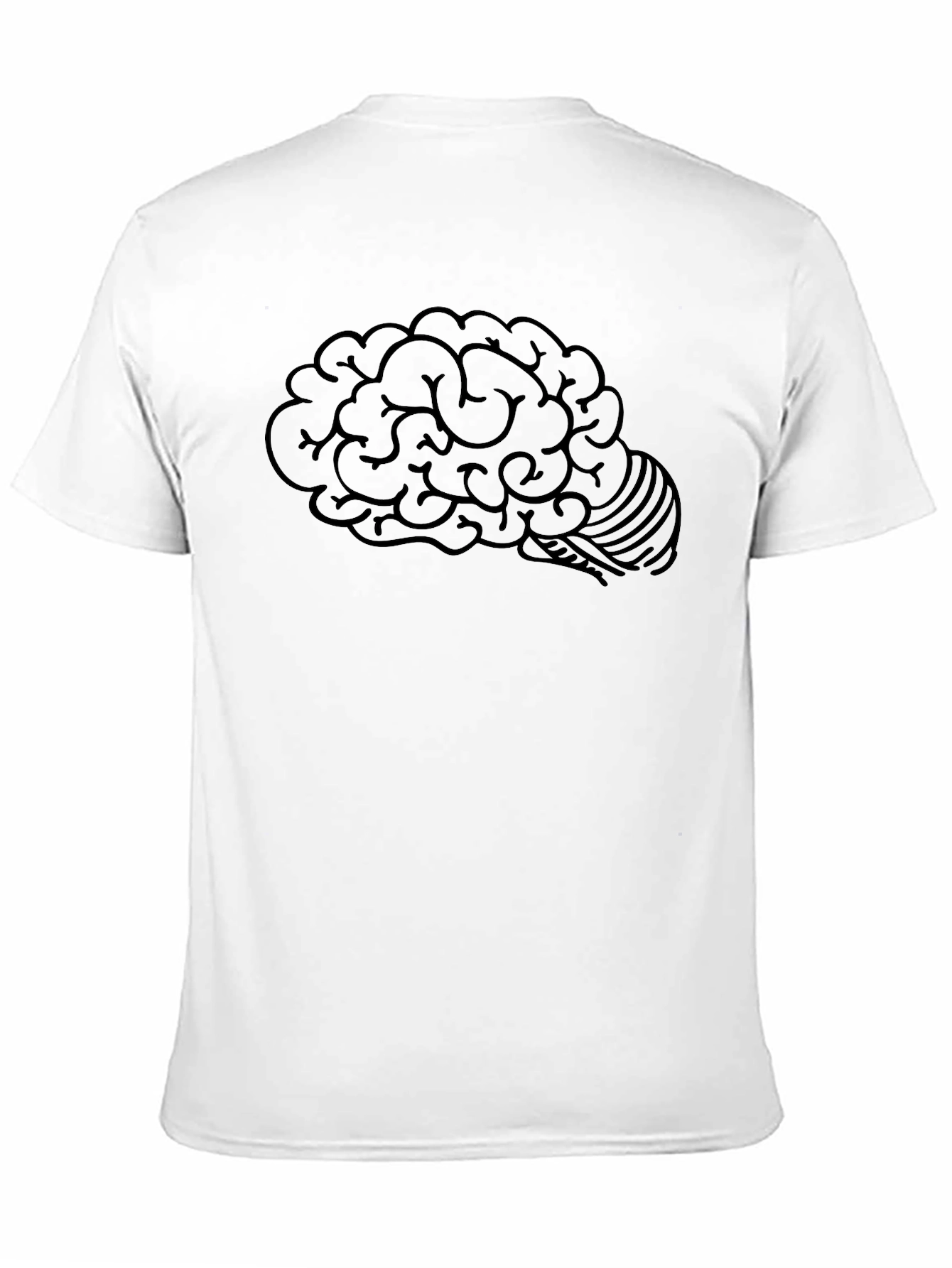 Brain Graphic Tee - Mens Black Short Sleeve