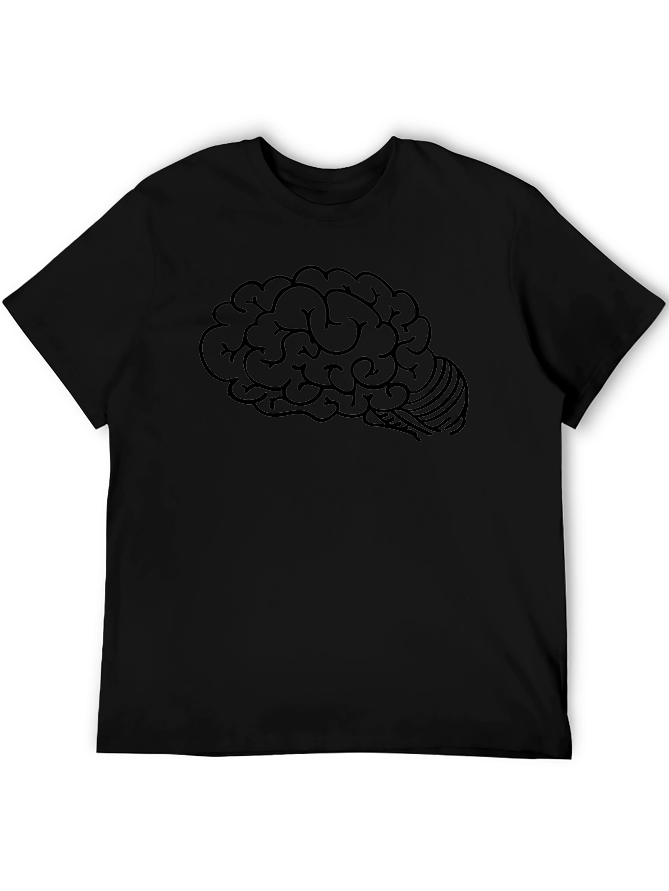 Brain Graphic Tee - Mens Black Short Sleeve