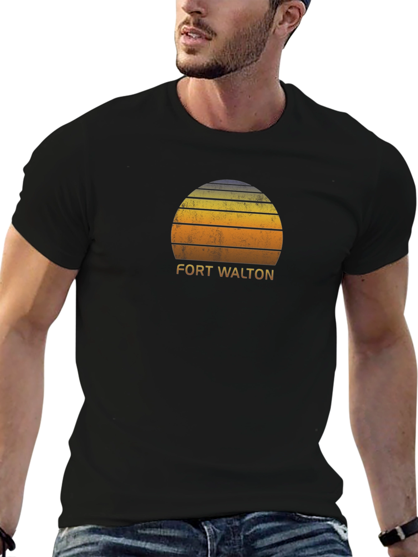 Fort Walton Retro Sunset T-Shirt