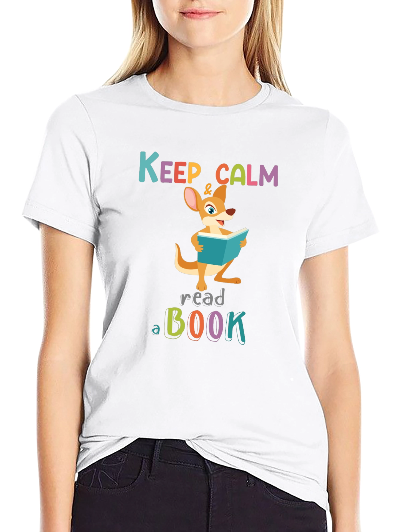 Keep Calm & Read a Book T-Shirt