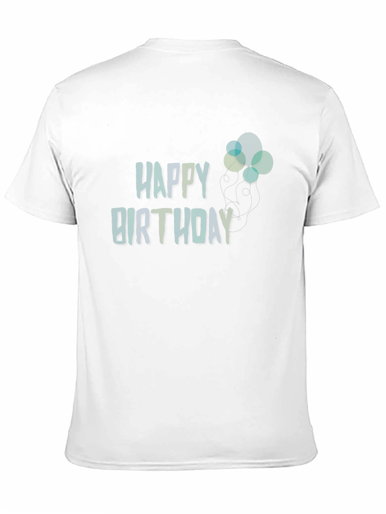 Happy Birthday Graphic Print T-Shirt