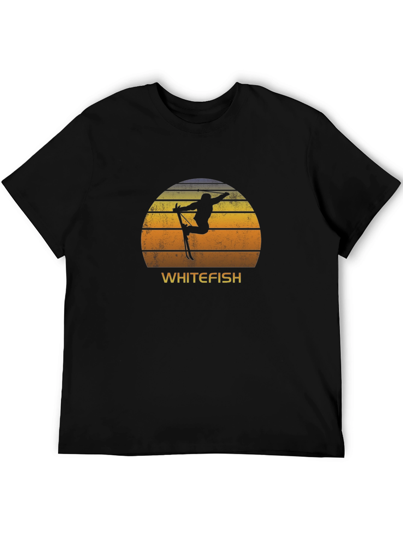 Whitefish Ski Sunset Graphic Tee
