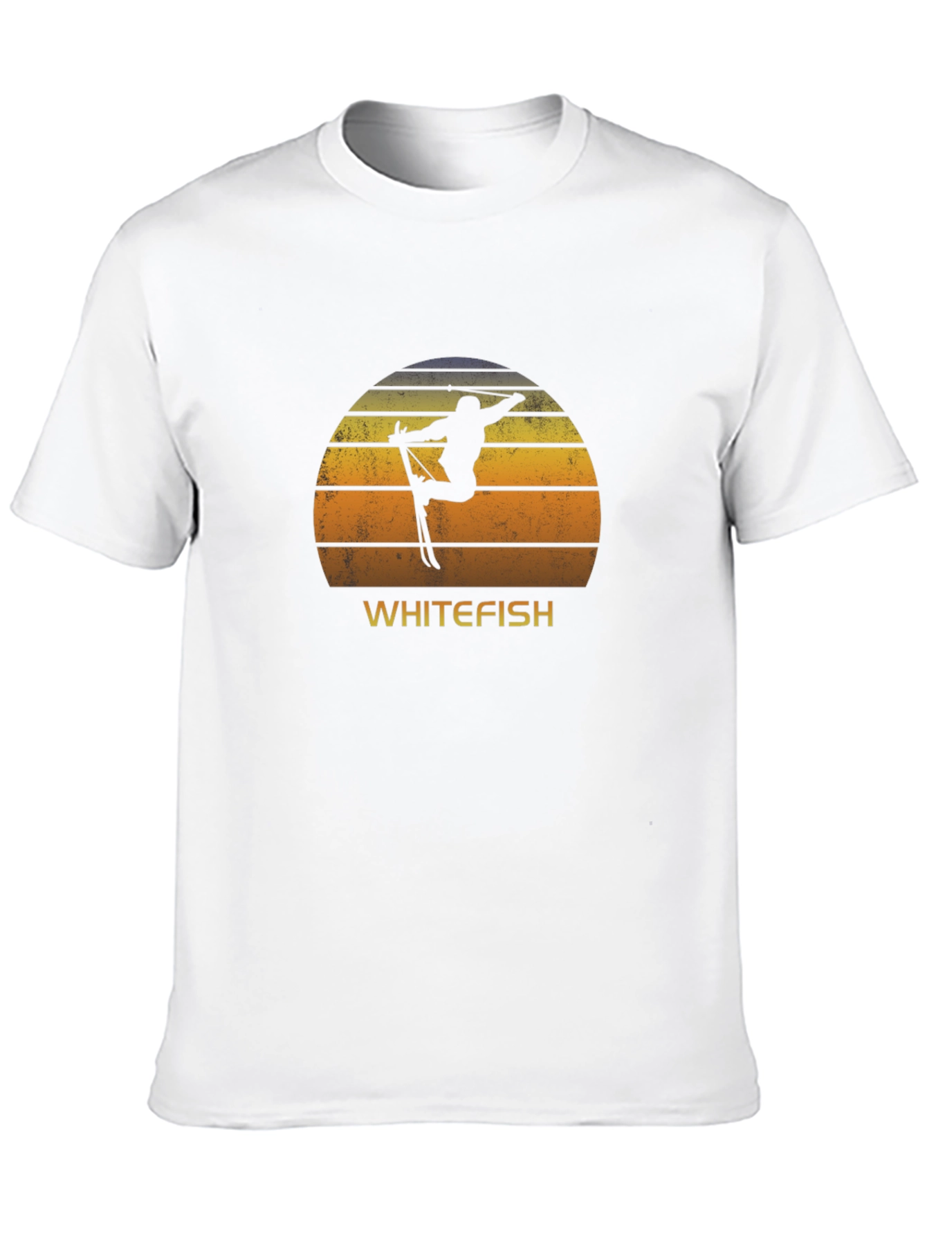 Whitefish Ski Sunset Graphic Tee