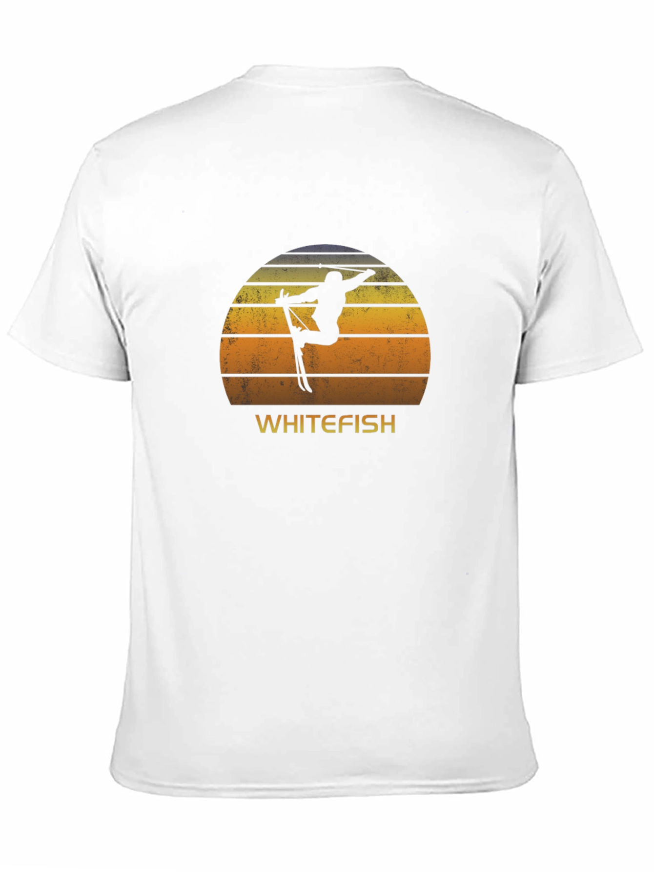 Whitefish Ski Sunset Graphic Tee