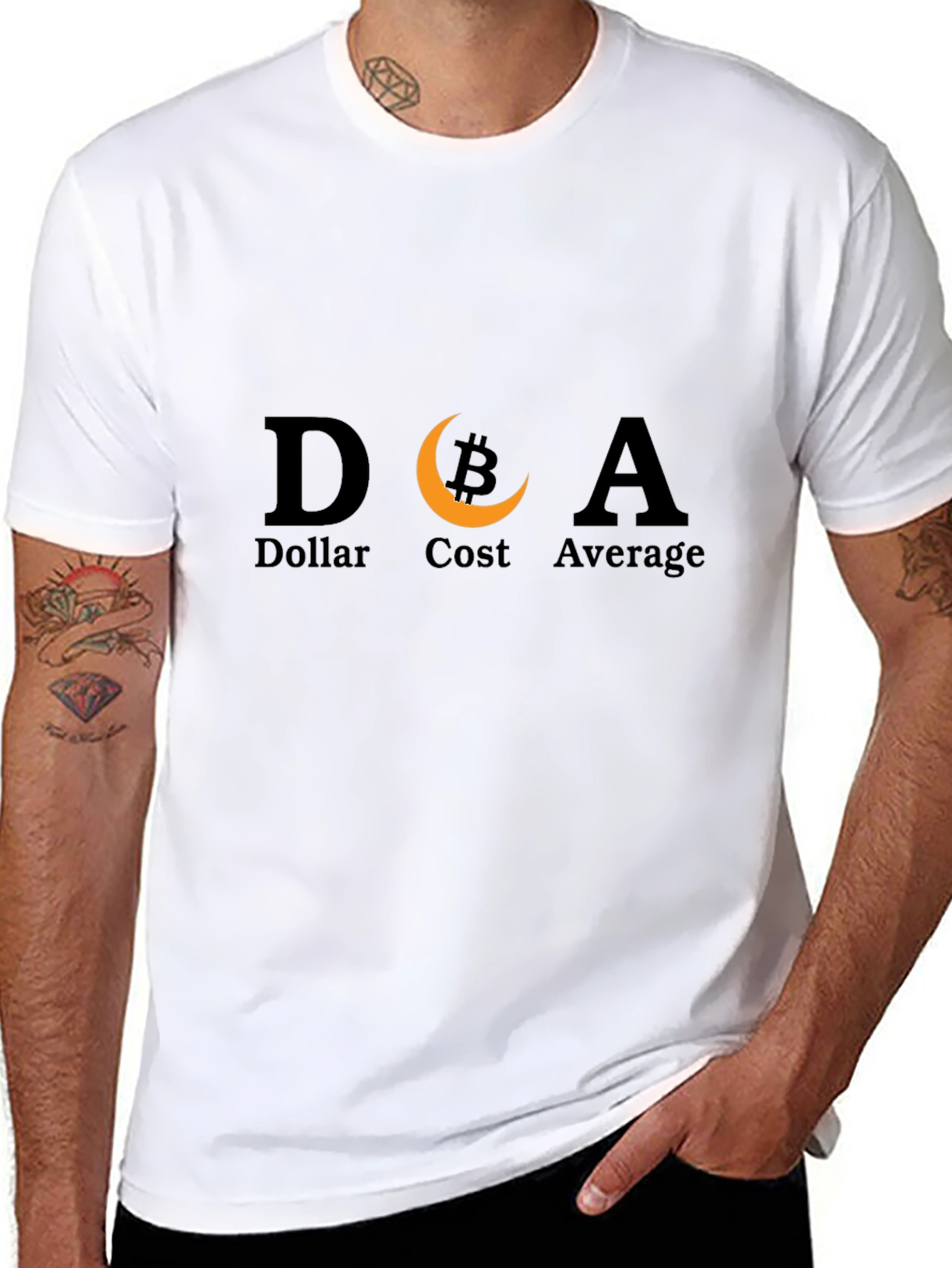 DCA Bitcoin Investor Black T-Shirt