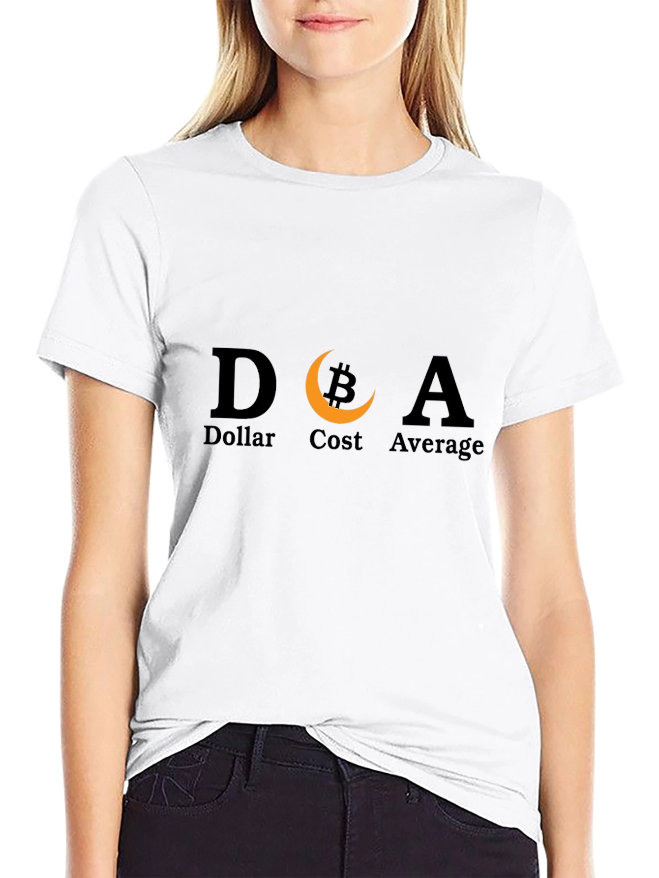DCA Bitcoin Investor Black T-Shirt