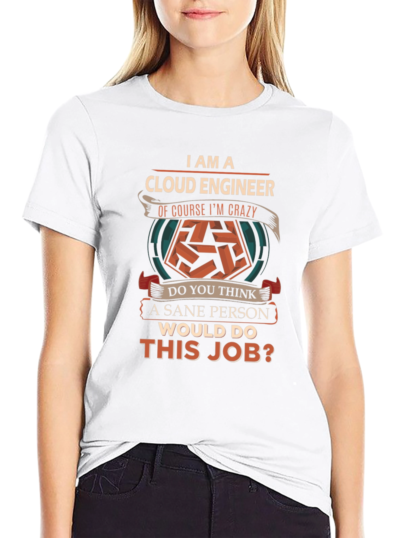 Cloud Engineer Crazy Job T-Shirt