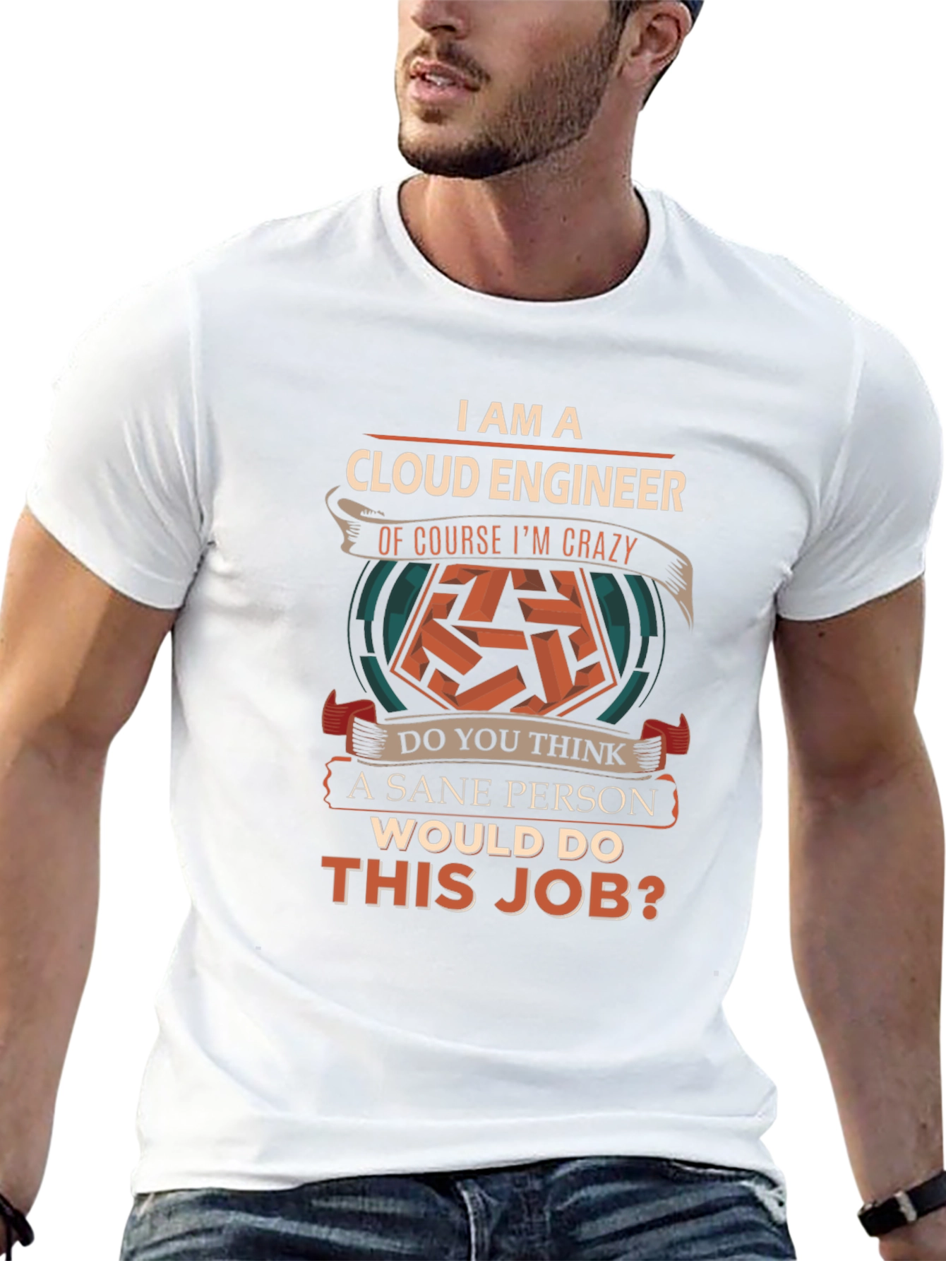 Cloud Engineer Crazy Job T-Shirt