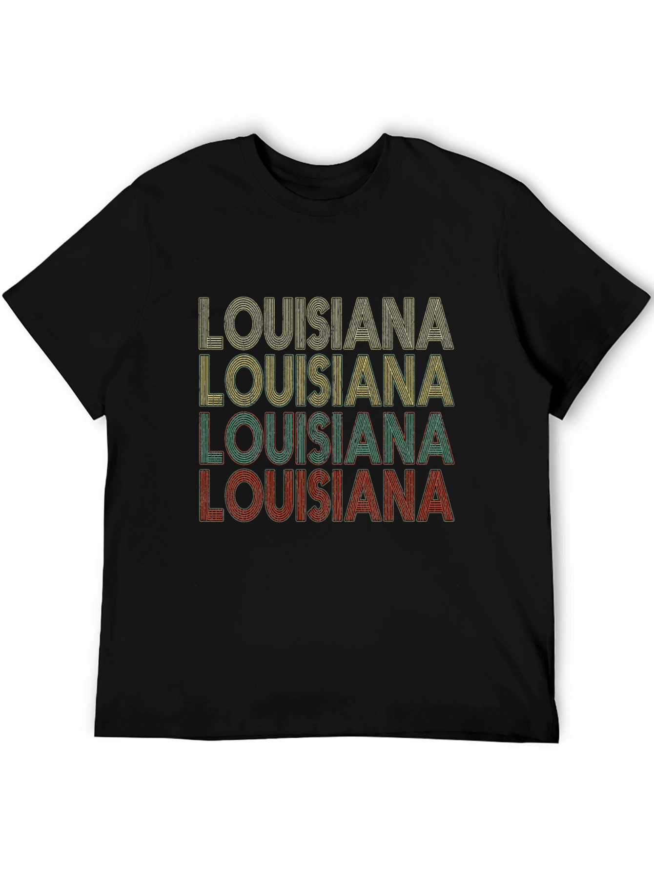 Retro Louisiana State Graphic T-Shirt