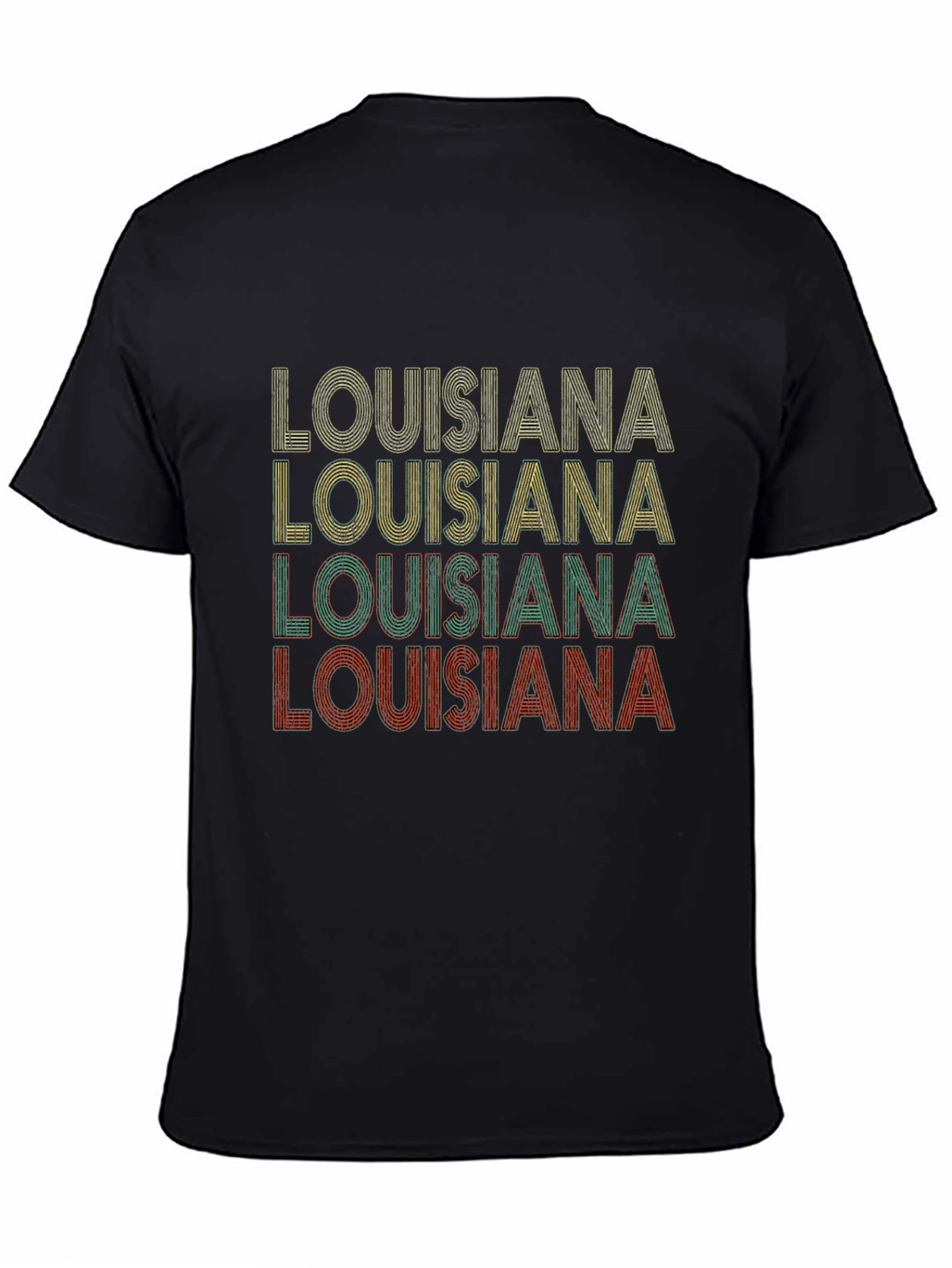 Retro Louisiana State Graphic T-Shirt