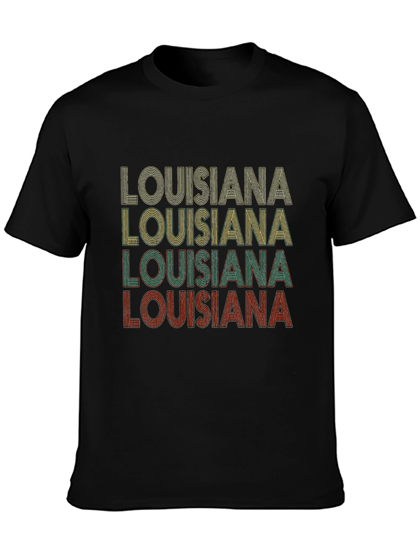Retro Louisiana State Graphic T-Shirt