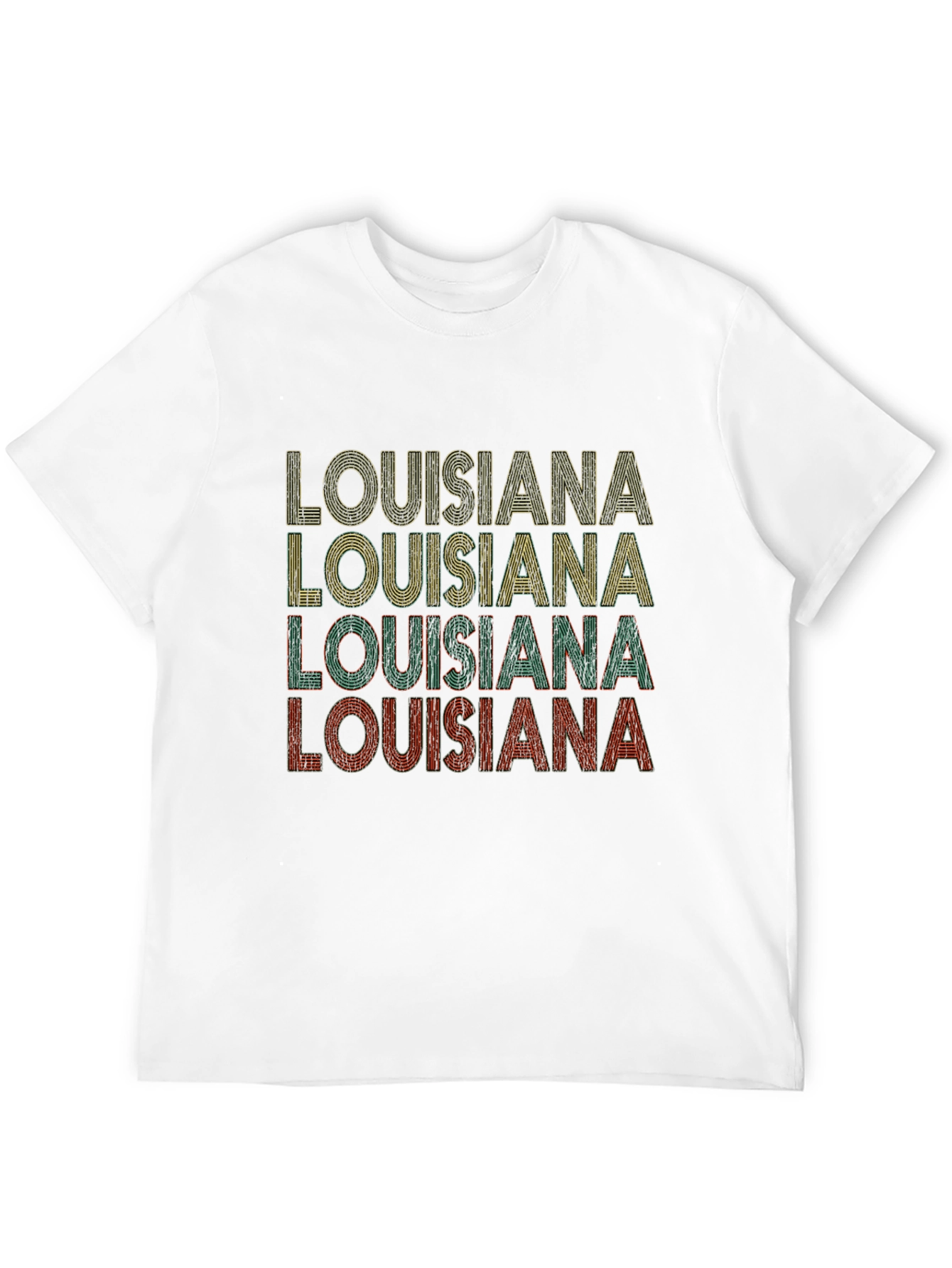 Retro Louisiana State Graphic T-Shirt
