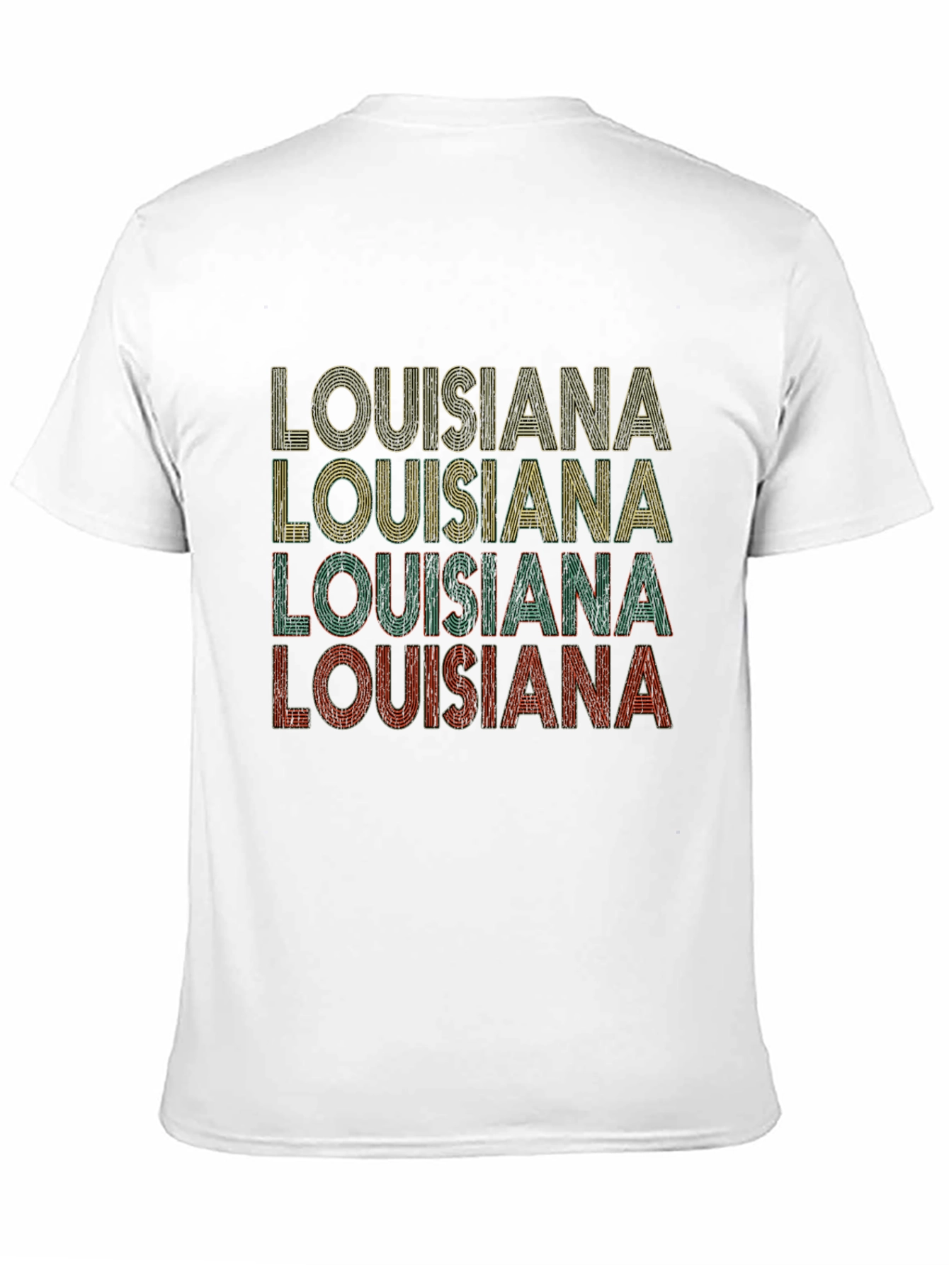 Retro Louisiana State Graphic T-Shirt