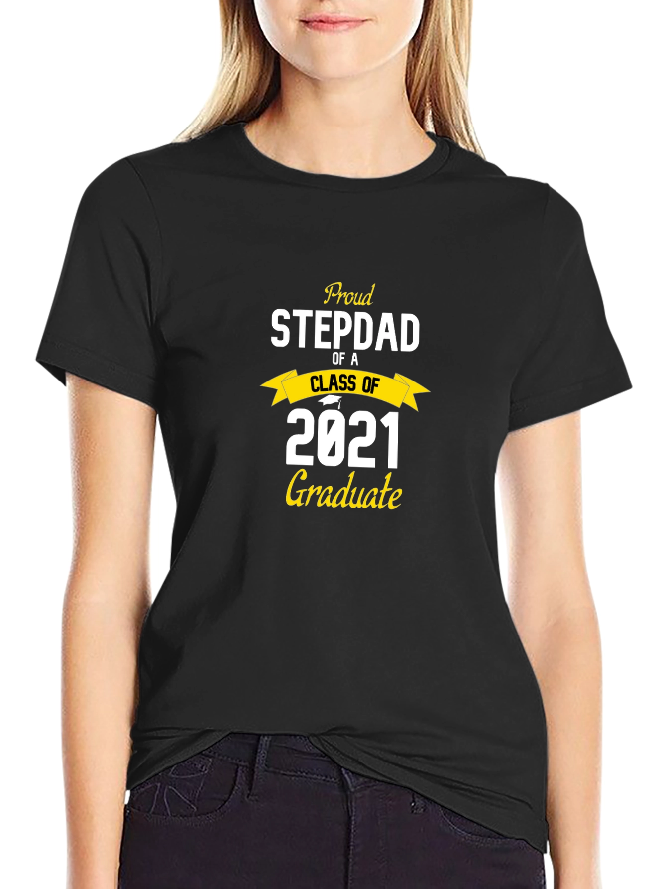 Proud Stepdad Class of 2021 Graduate T-Shirt