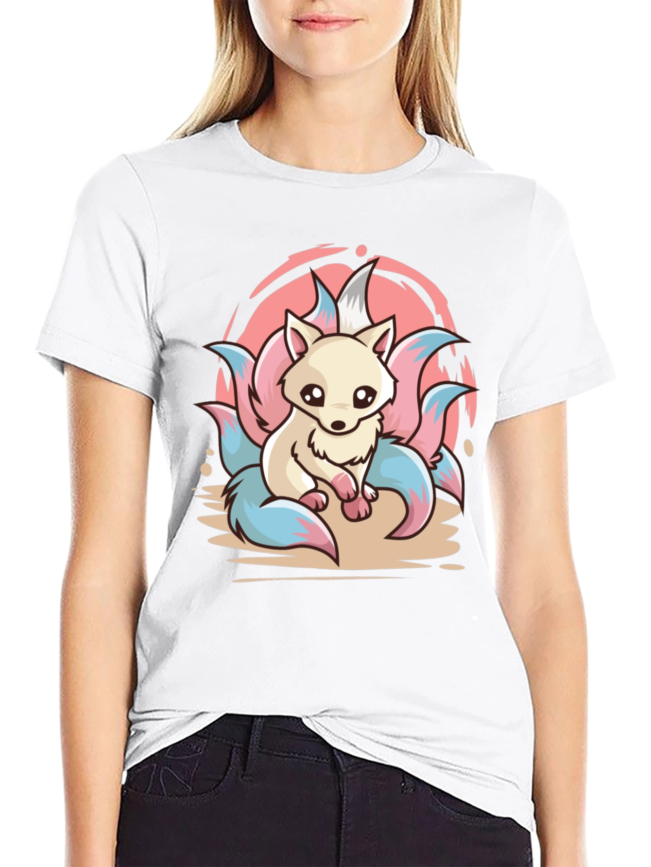 Nine-Tailed Fox Graphic Tee