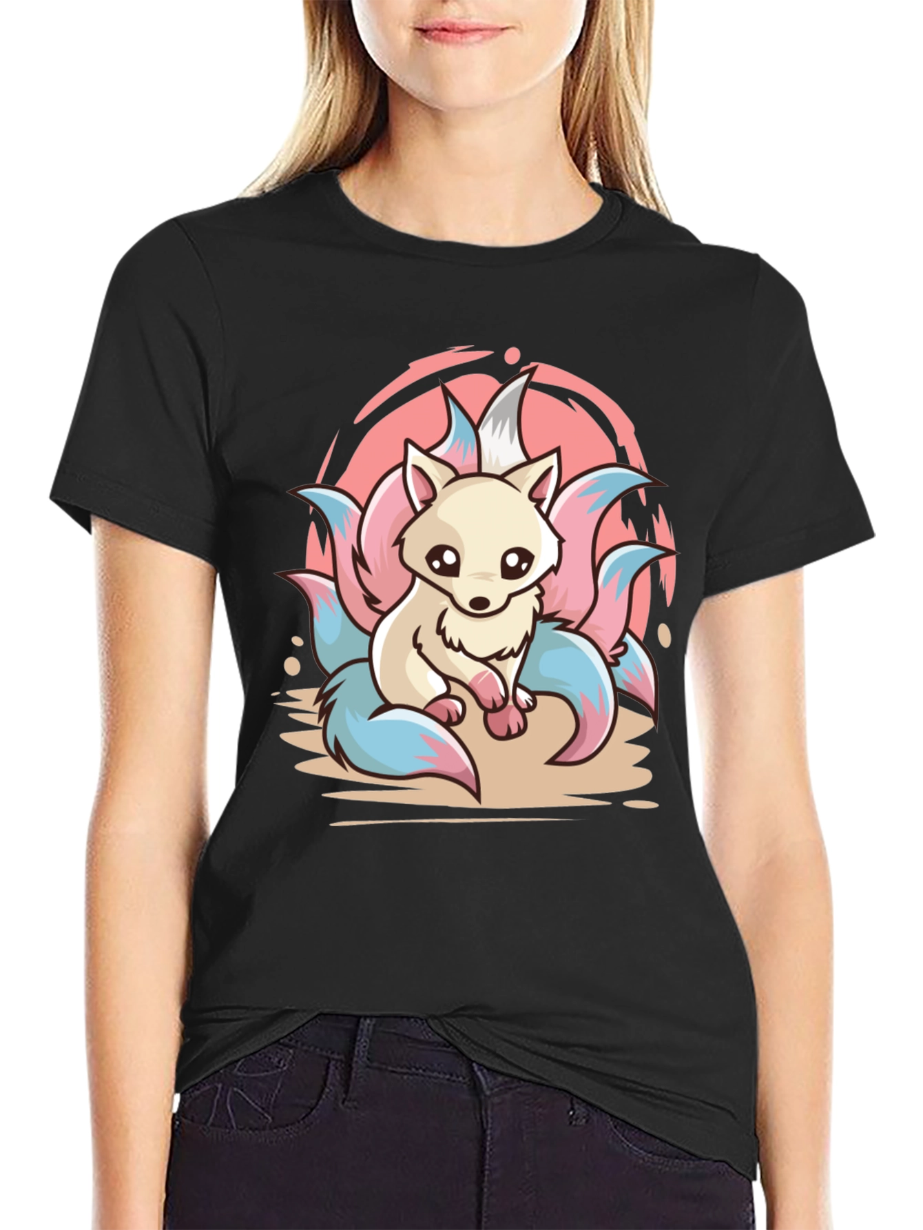 Nine-Tailed Fox Graphic Tee