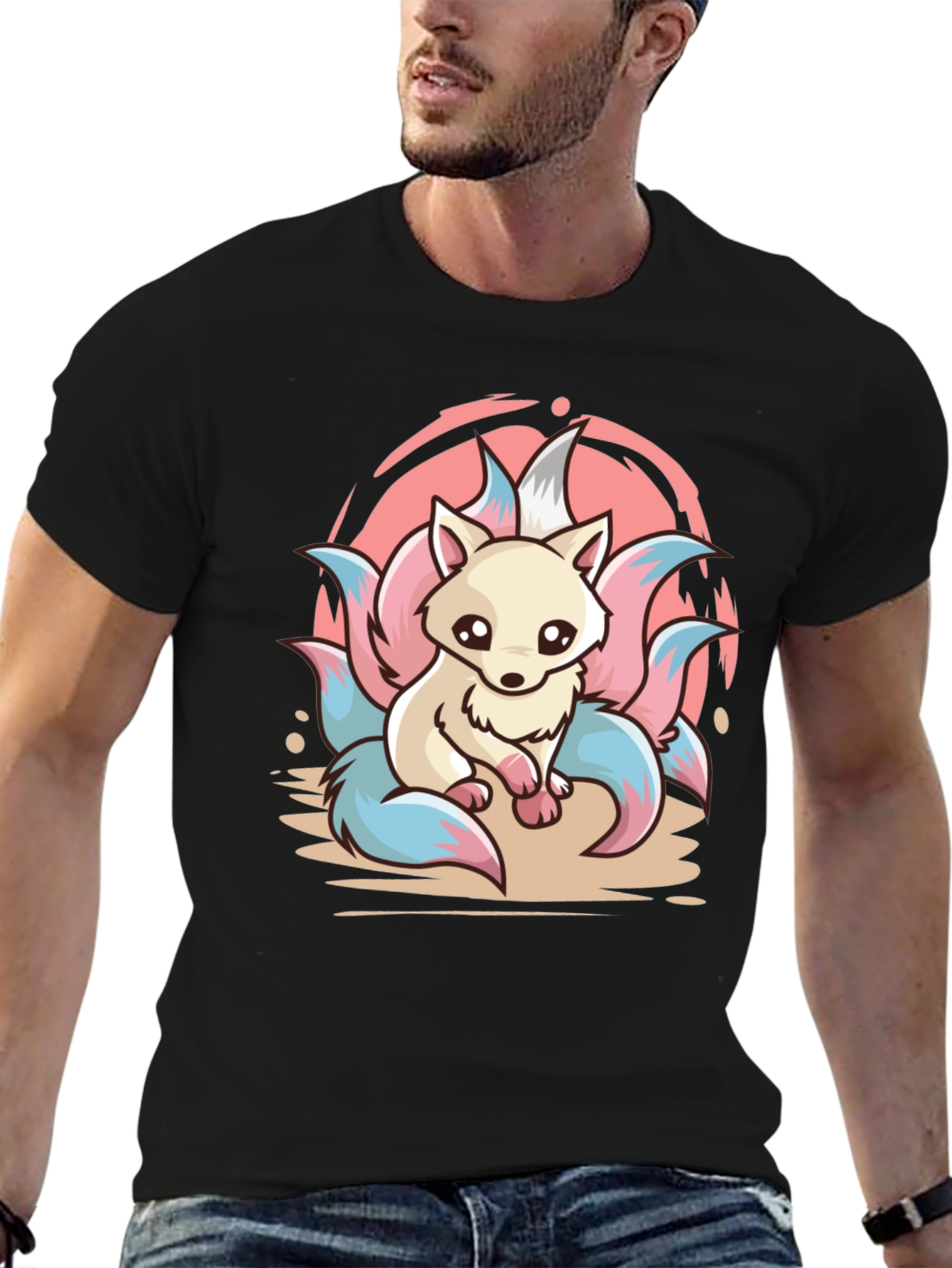 Nine-Tailed Fox Graphic Tee
