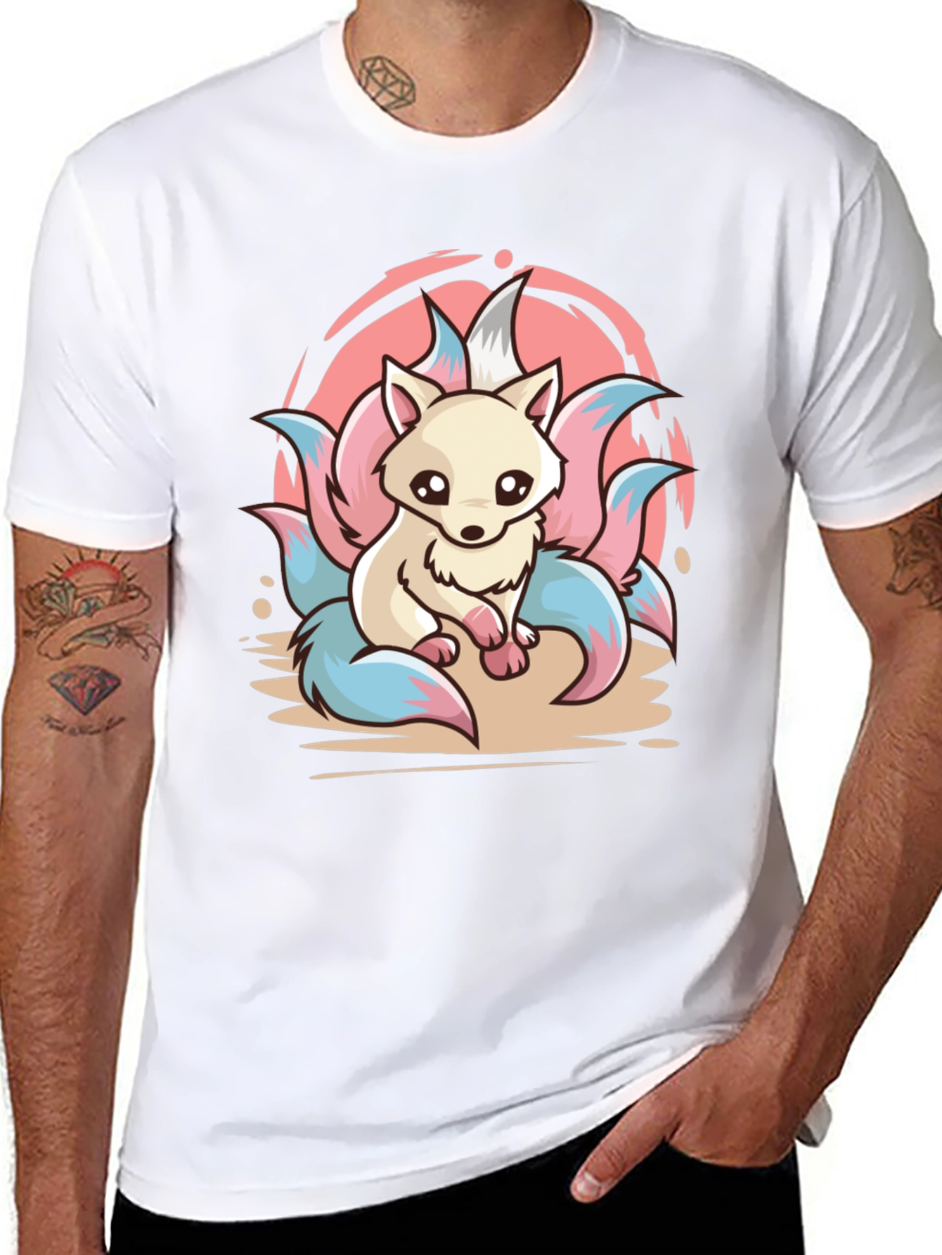Nine-Tailed Fox Graphic Tee