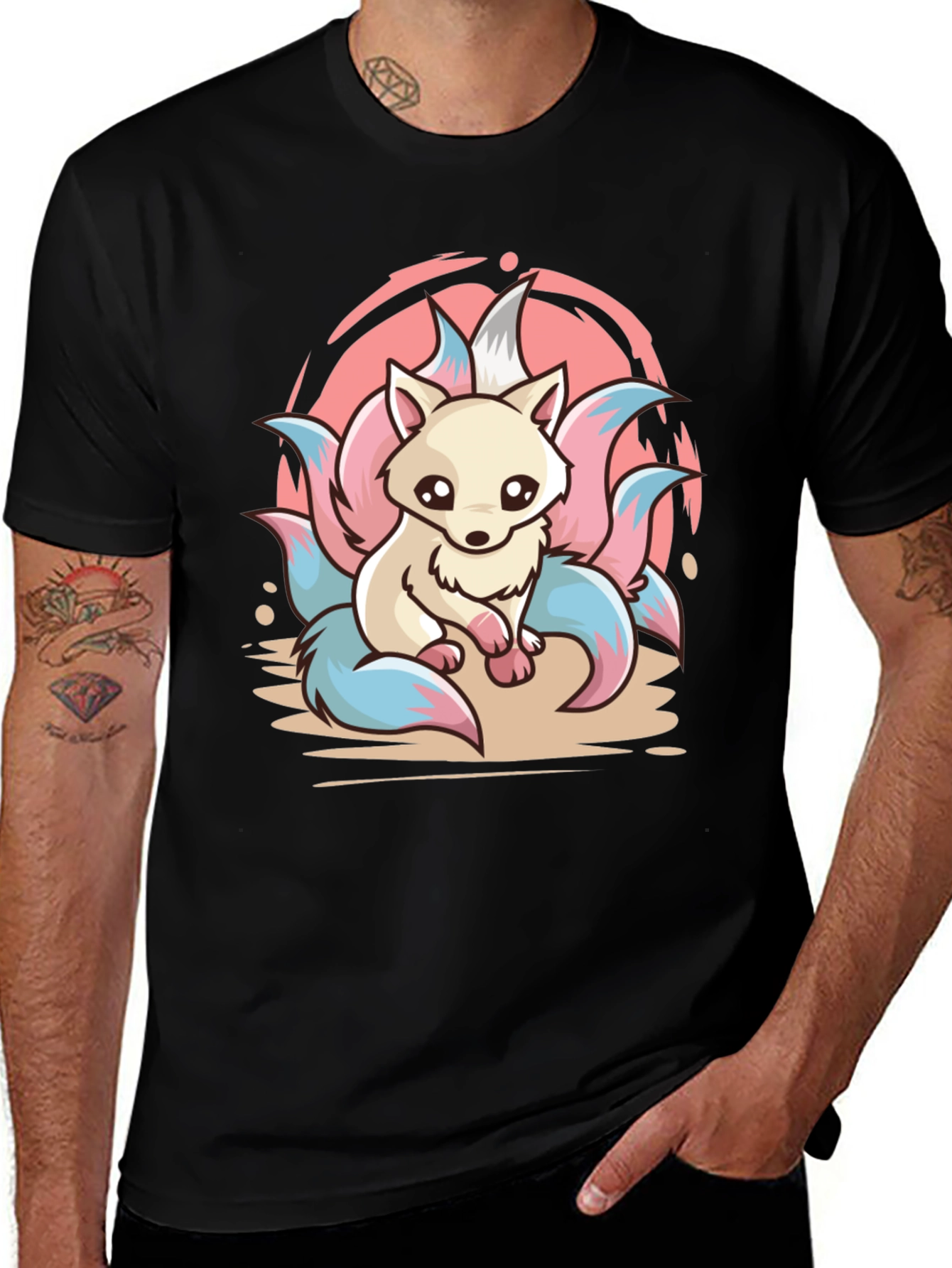 Nine-Tailed Fox Graphic Tee