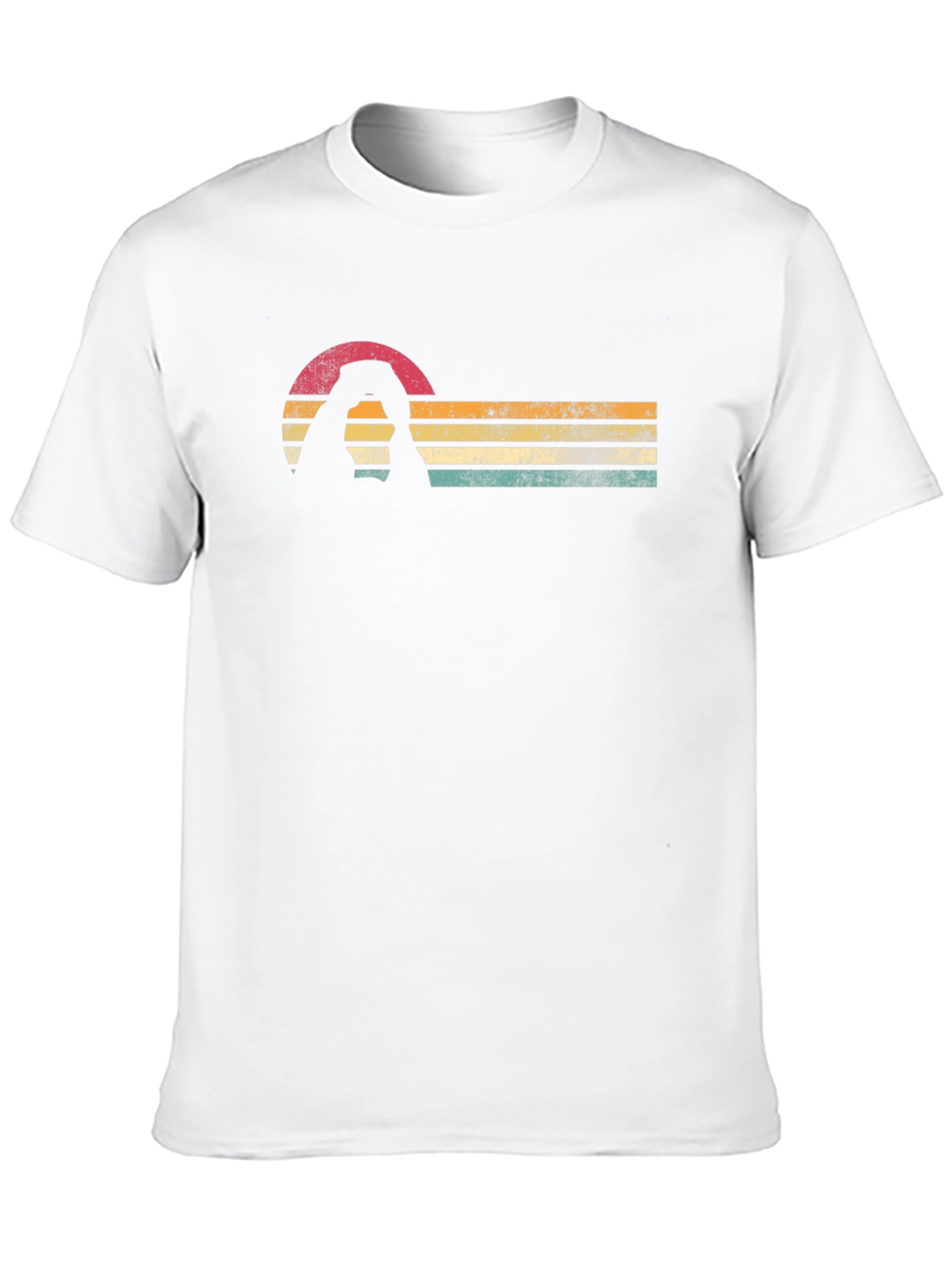 Retro Landscape Black Tee