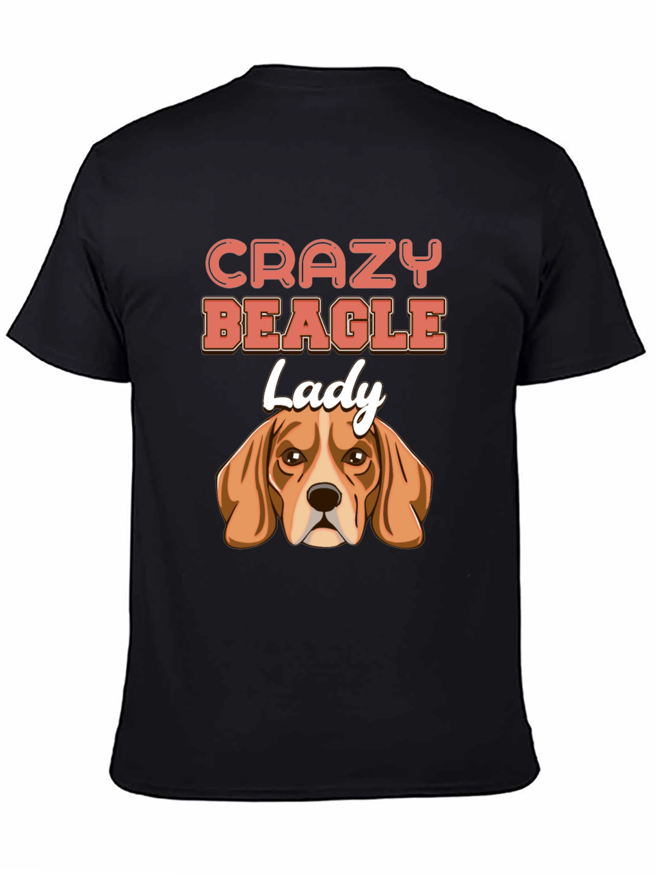 Crazy Beagle Lady T-Shirt - Cute Dog Lover Tee