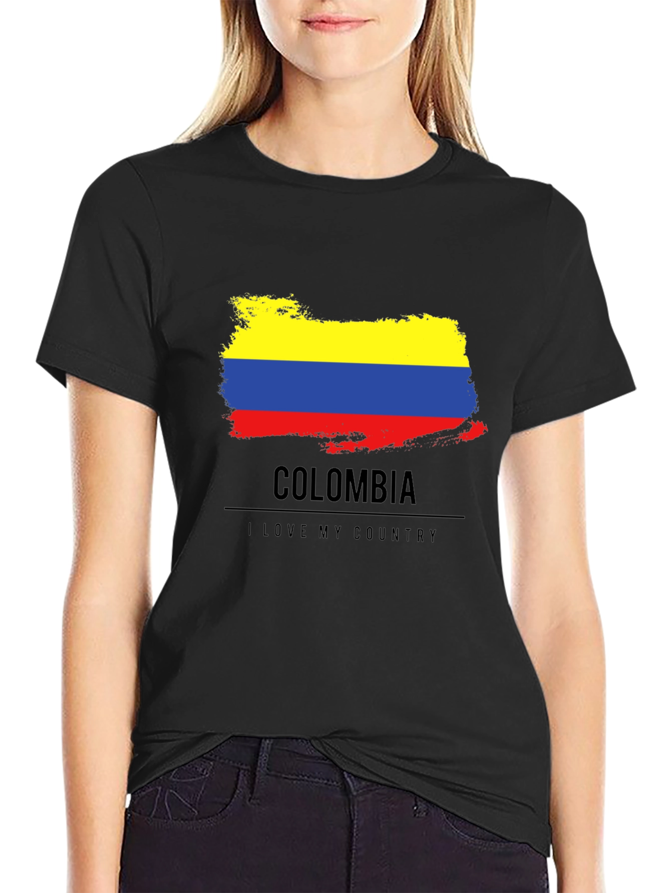 Colombia Flag T-Shirt - I Love My Country Tee