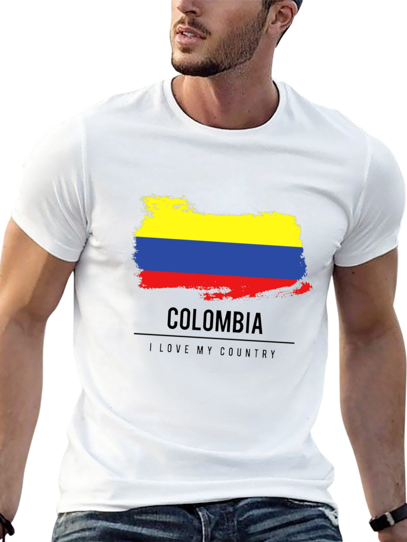 Colombia Flag T-Shirt - I Love My Country Tee