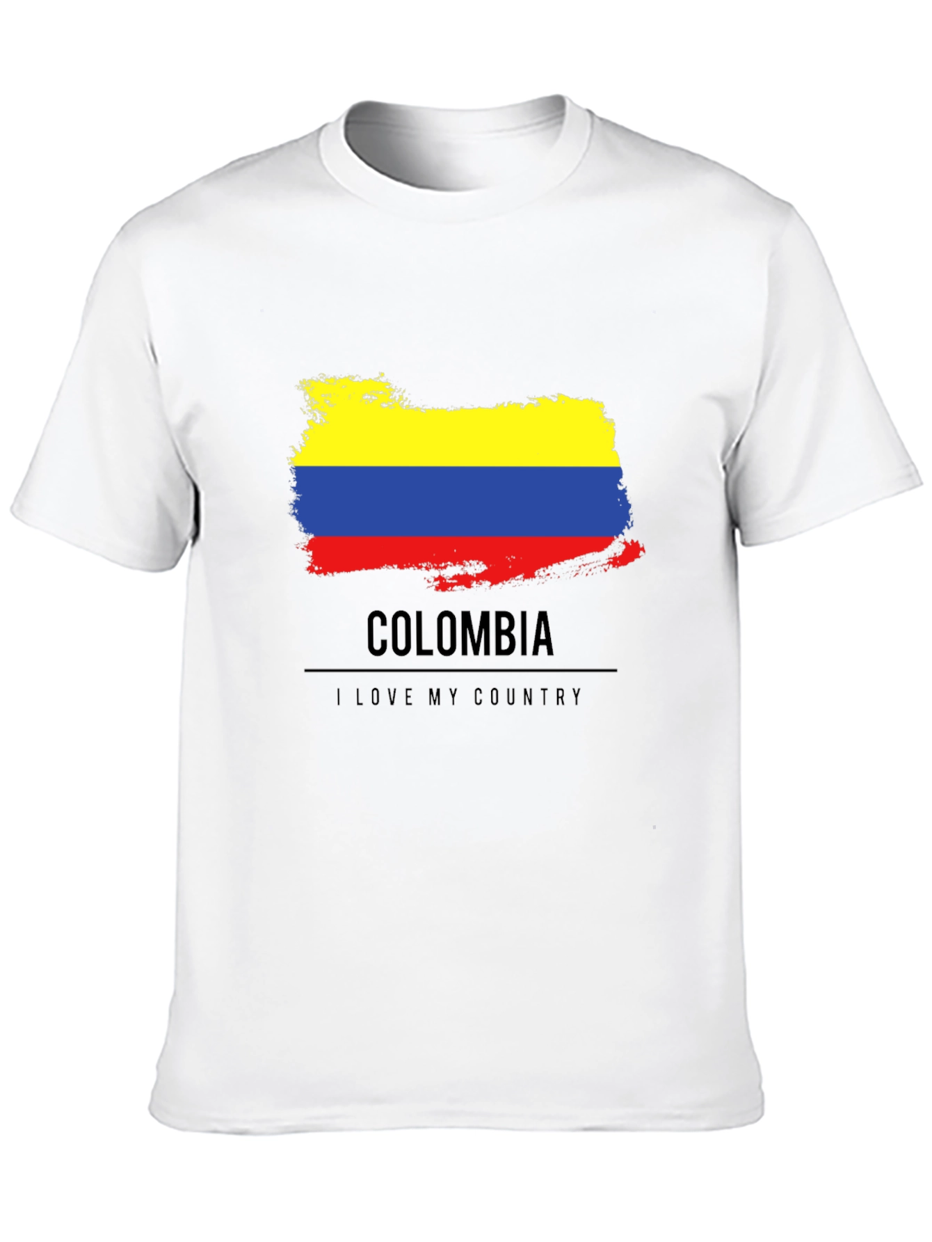Colombia Flag T-Shirt - I Love My Country Tee