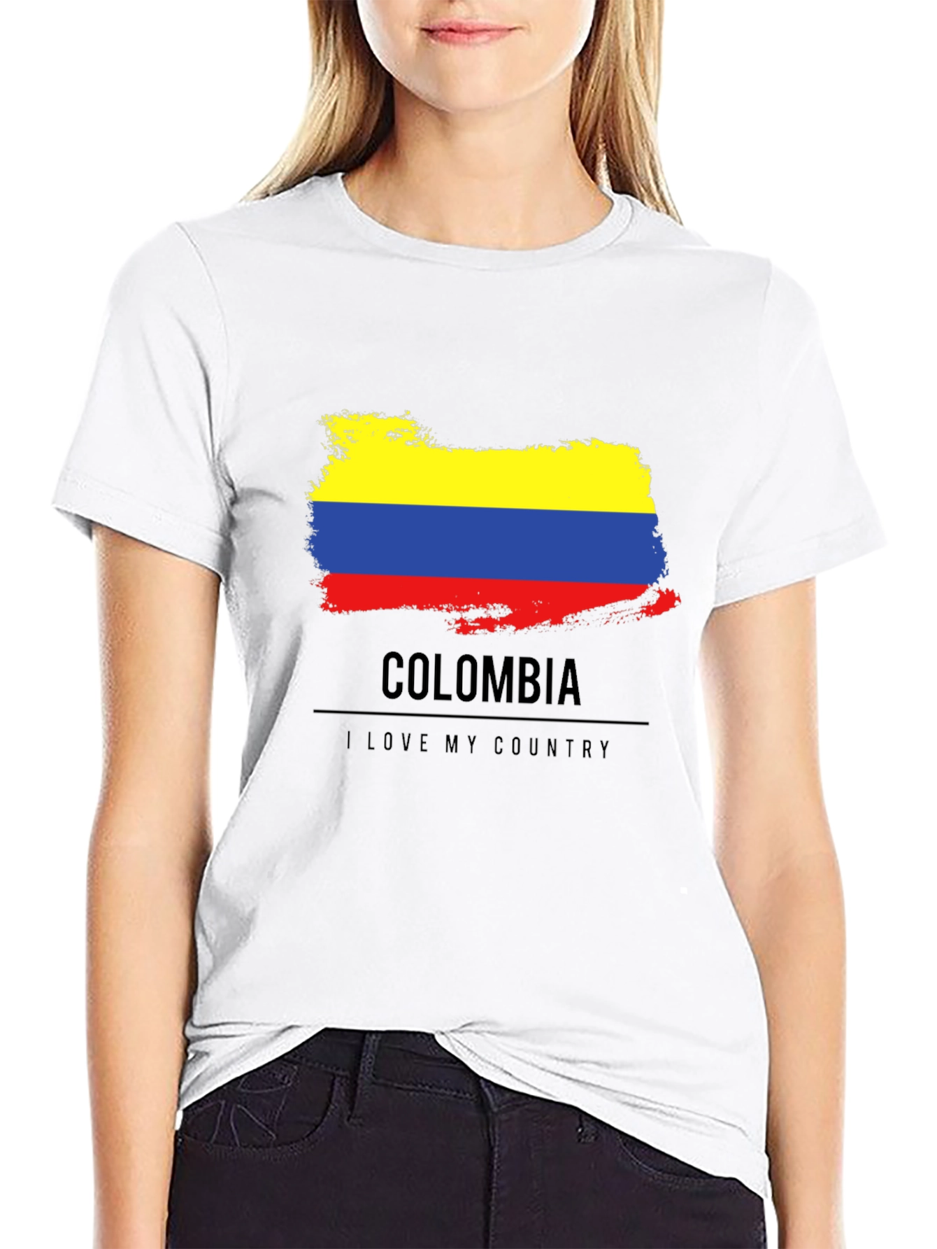 Colombia Flag T-Shirt - I Love My Country Tee