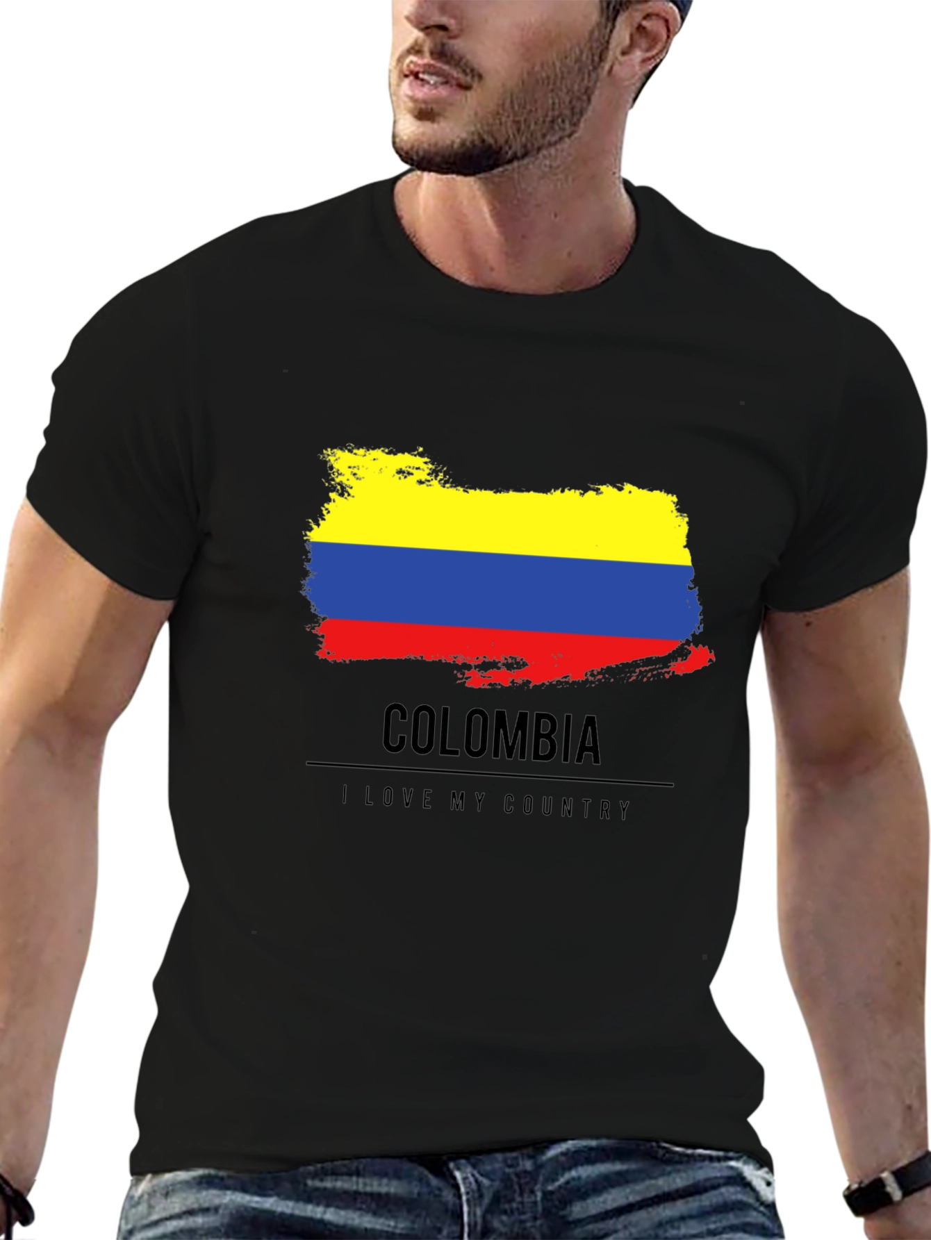 Colombia Flag T-Shirt - I Love My Country Tee
