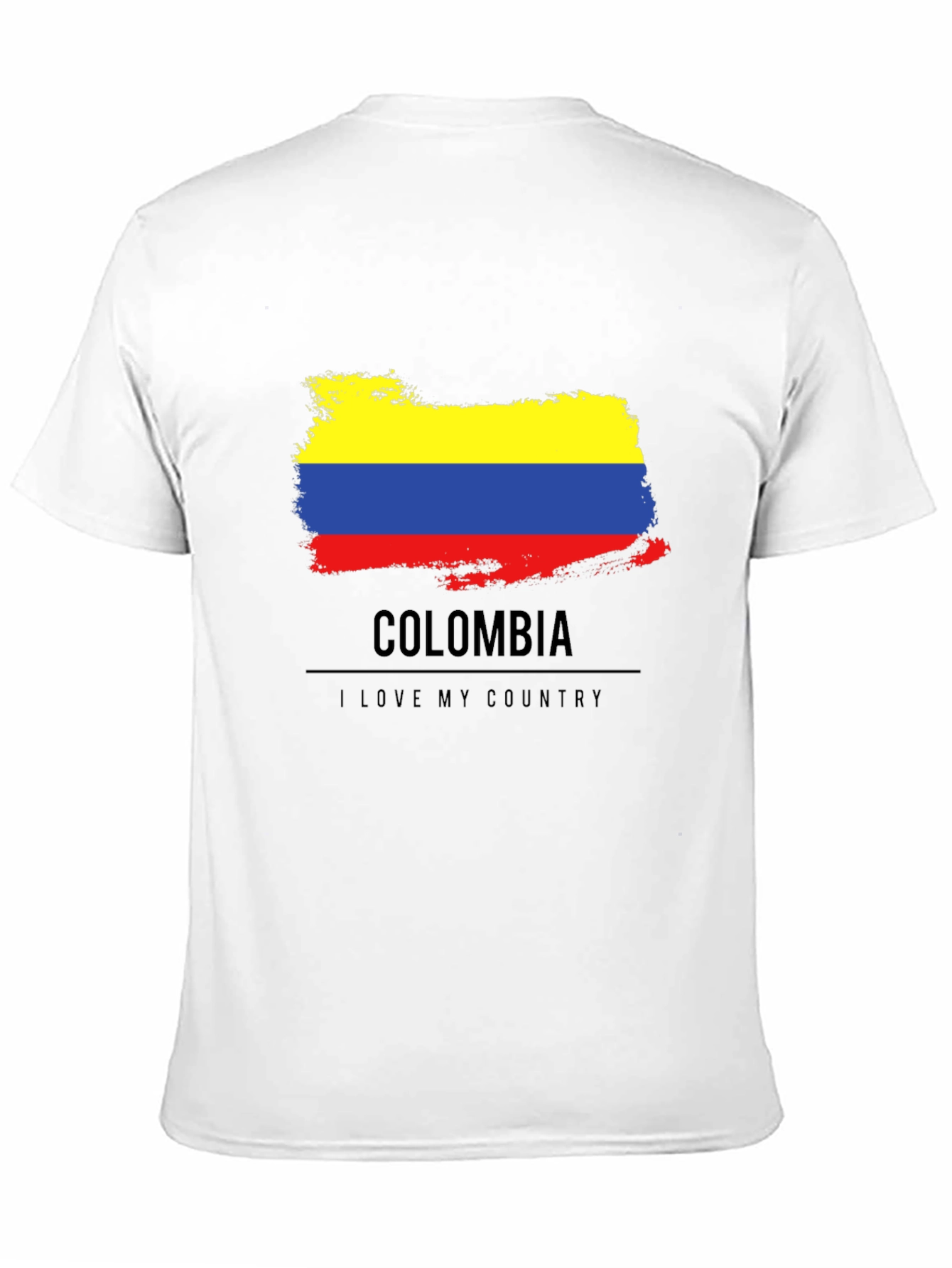 Colombia Flag T-Shirt - I Love My Country Tee