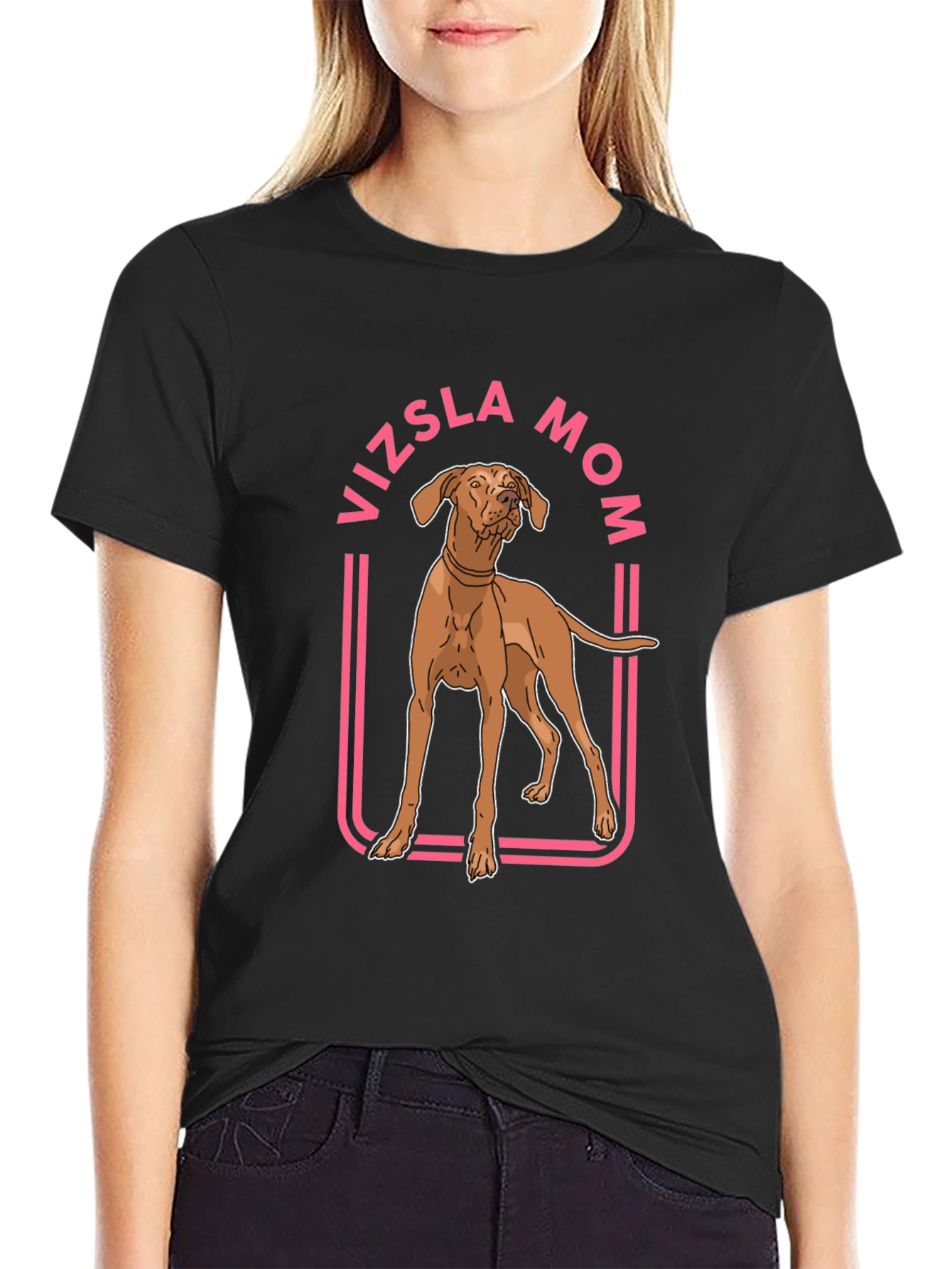 Vizsla Mom Dog Lover T-Shirt - Perfect Gift!