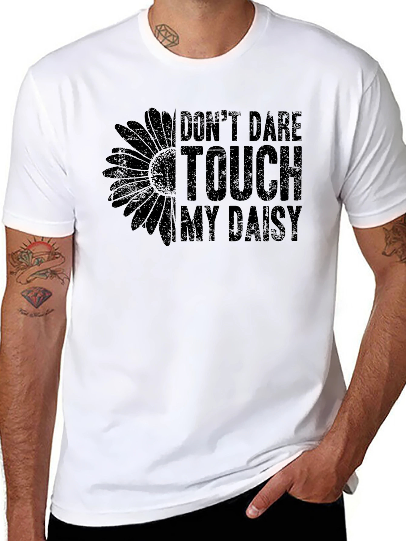 Dont Dare Touch My Daisy Graphic Tee