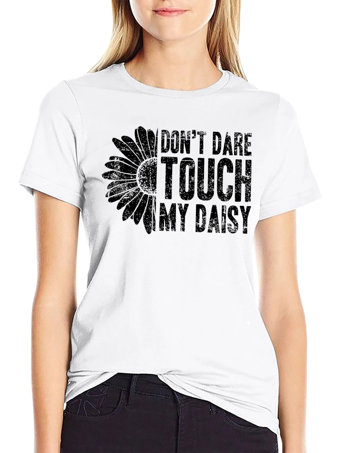 Dont Dare Touch My Daisy Graphic Tee