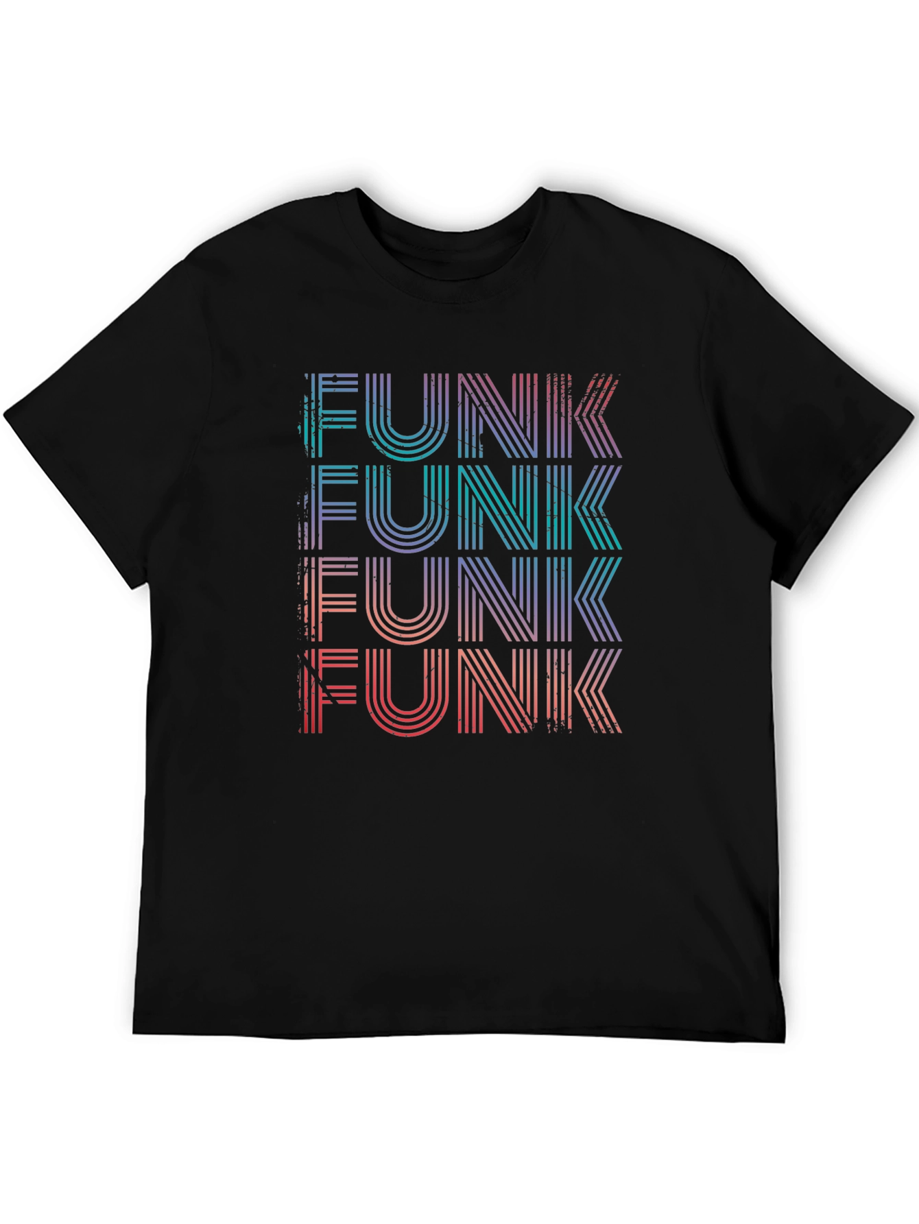 Retro Funk Graphic Tee - Black