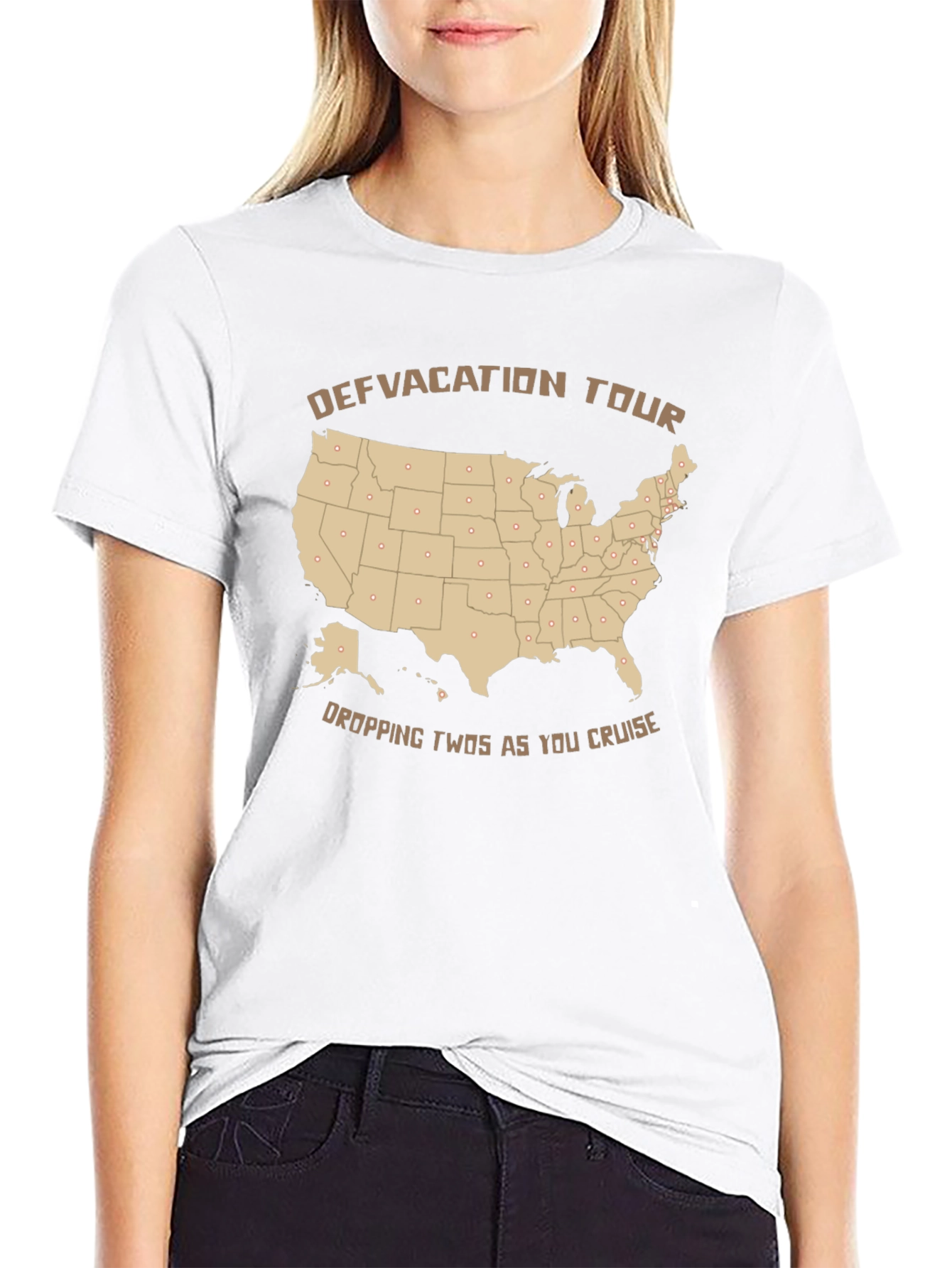 Defvacation Tour Graphic T-Shirt