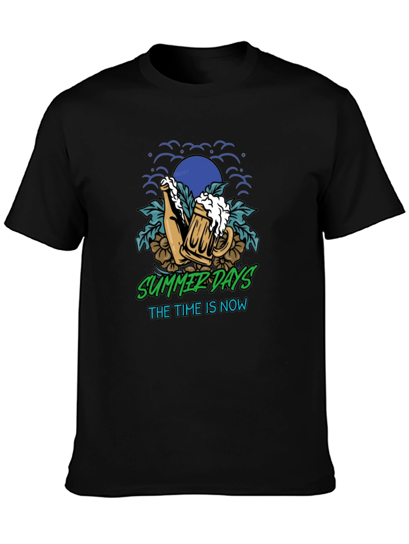 Summer Days Beer Graphic T-Shirt