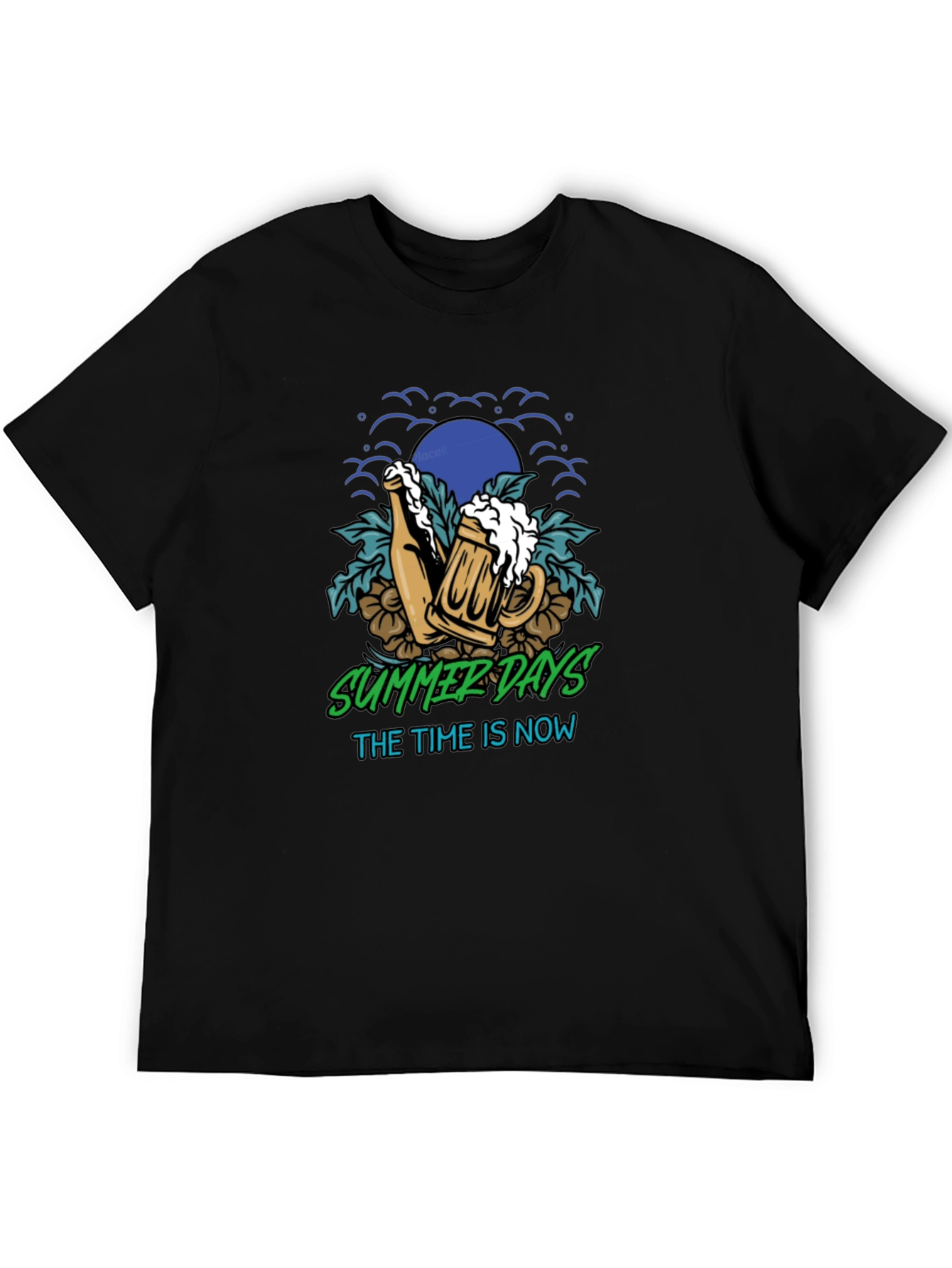 Summer Days Beer Graphic T-Shirt