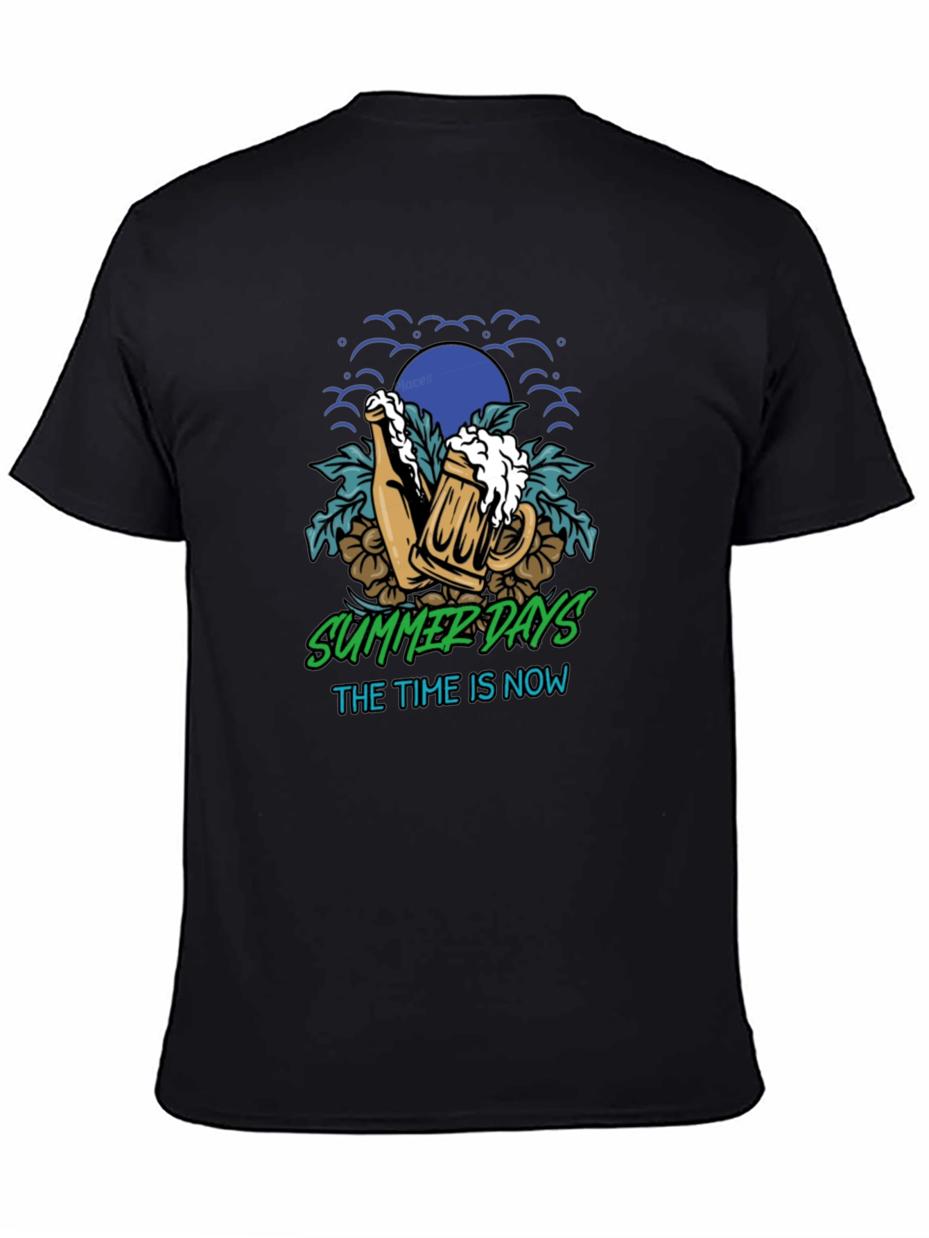 Summer Days Beer Graphic T-Shirt