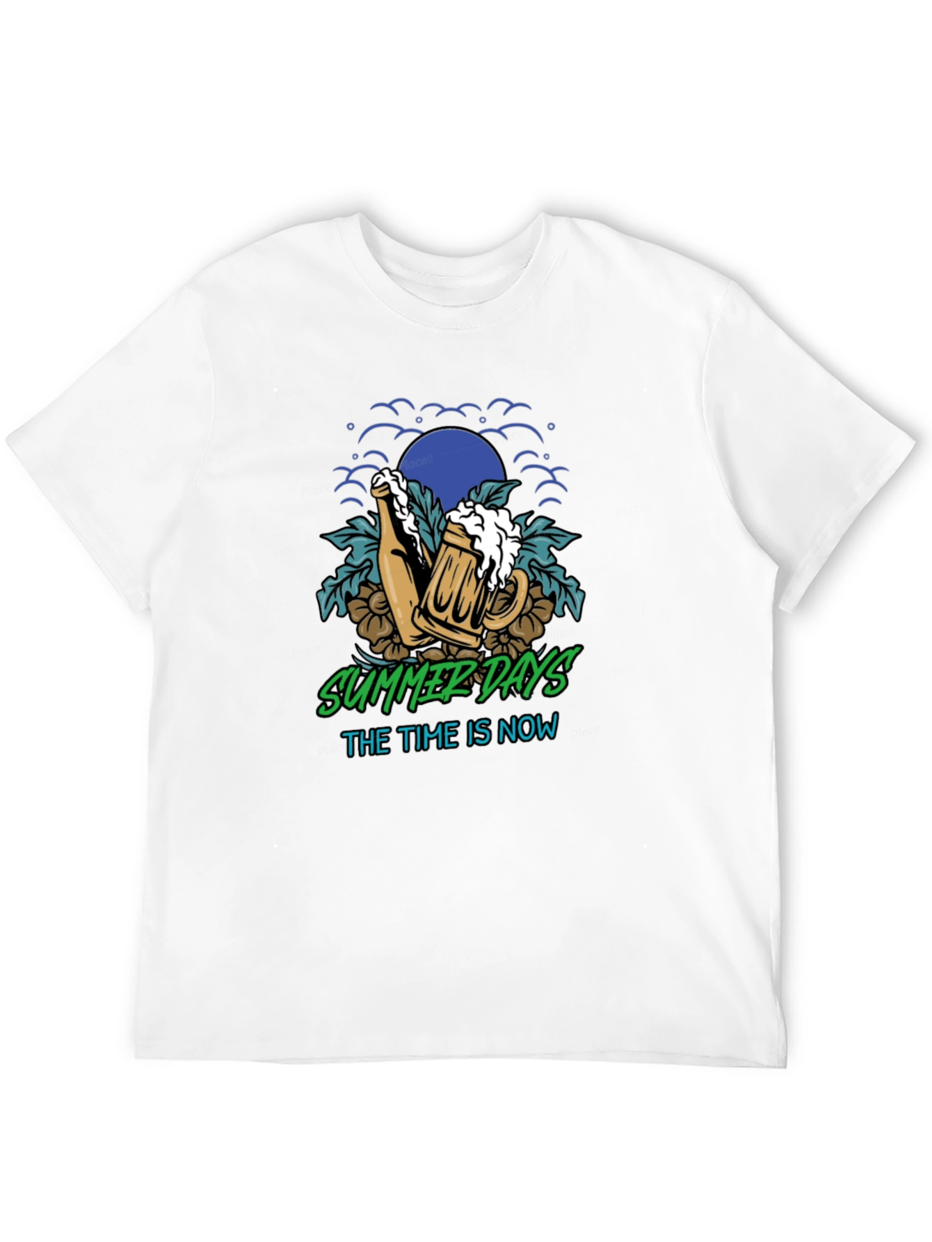 Summer Days Beer Graphic T-Shirt