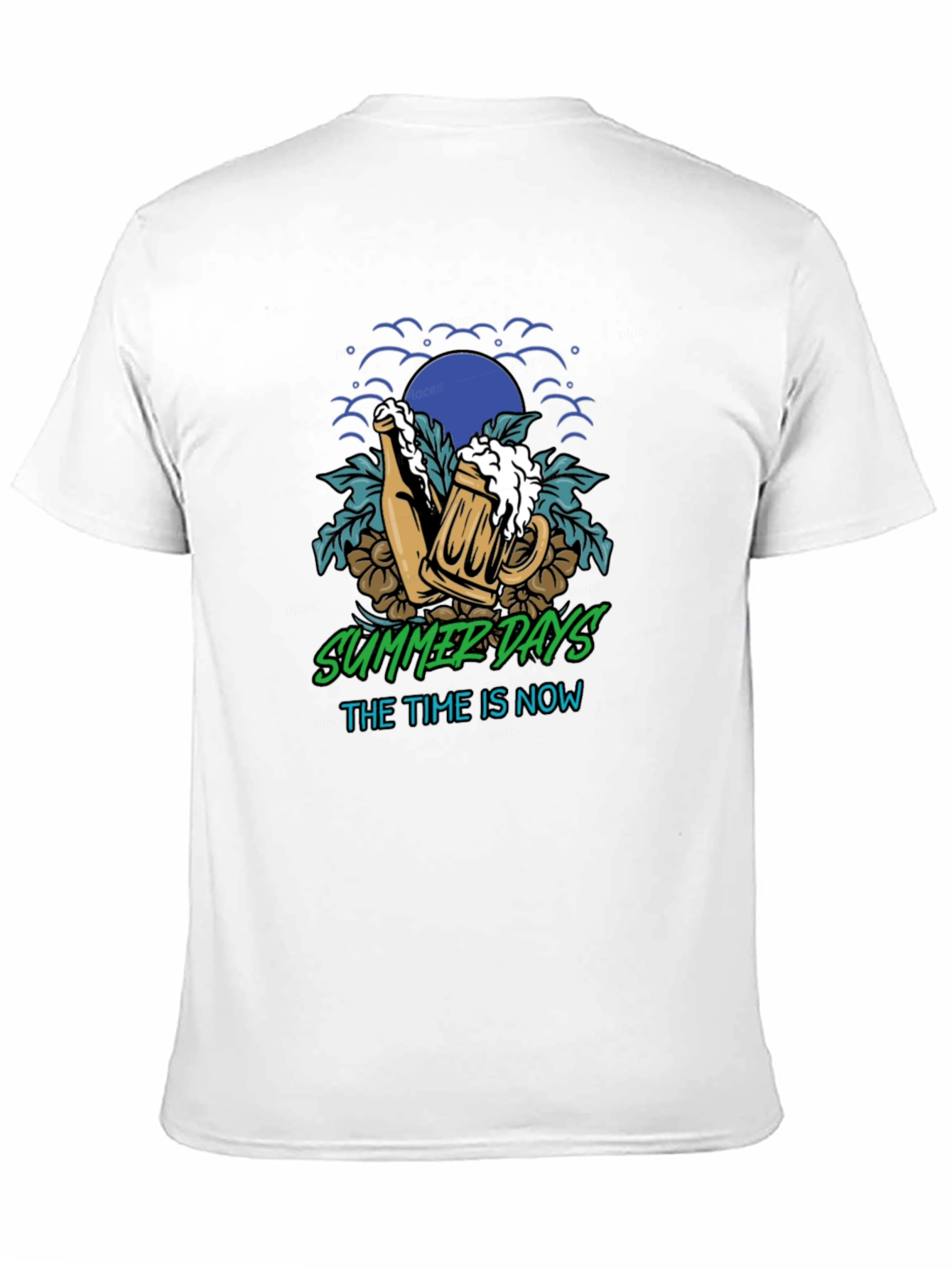 Summer Days Beer Graphic T-Shirt