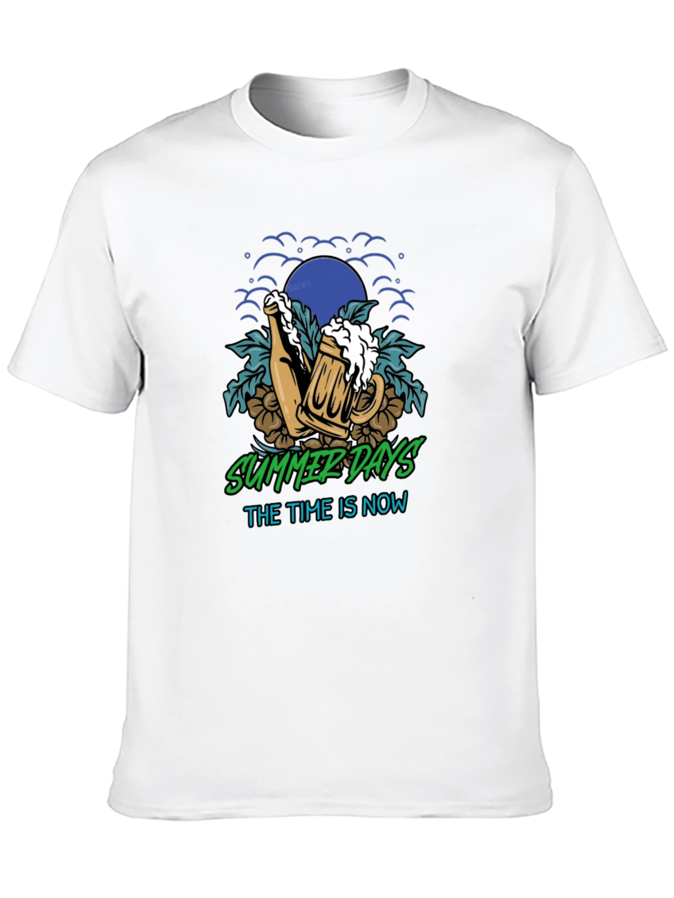Summer Days Beer Graphic T-Shirt