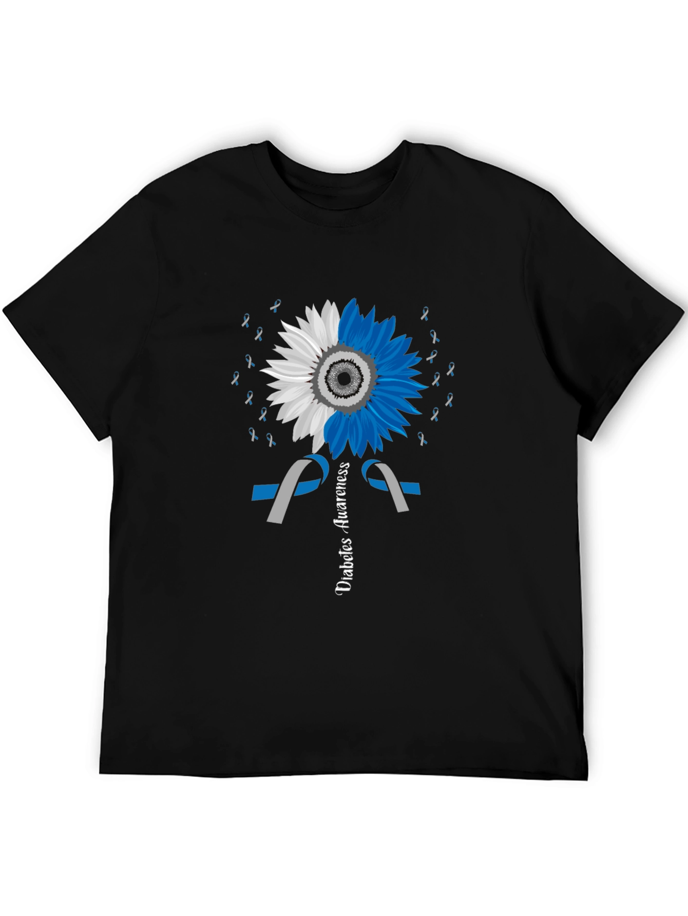 Diabetes Awareness Sunflower T-Shirt